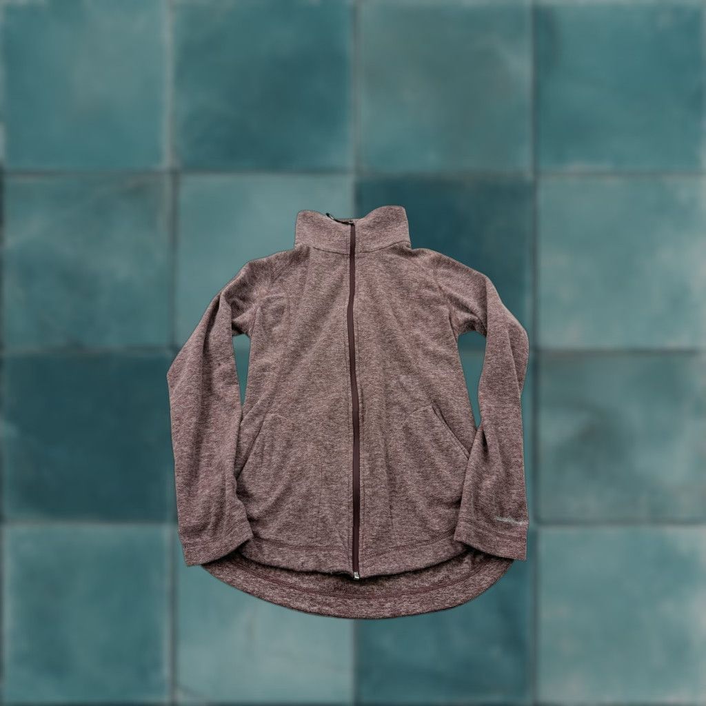Eddie Bauer Eddie Bauer Jacket Womens Small Purple Heather Full Zip Sweater Fleece Hiking Size S / US 4 / IT 40 - 1 Thumbnail