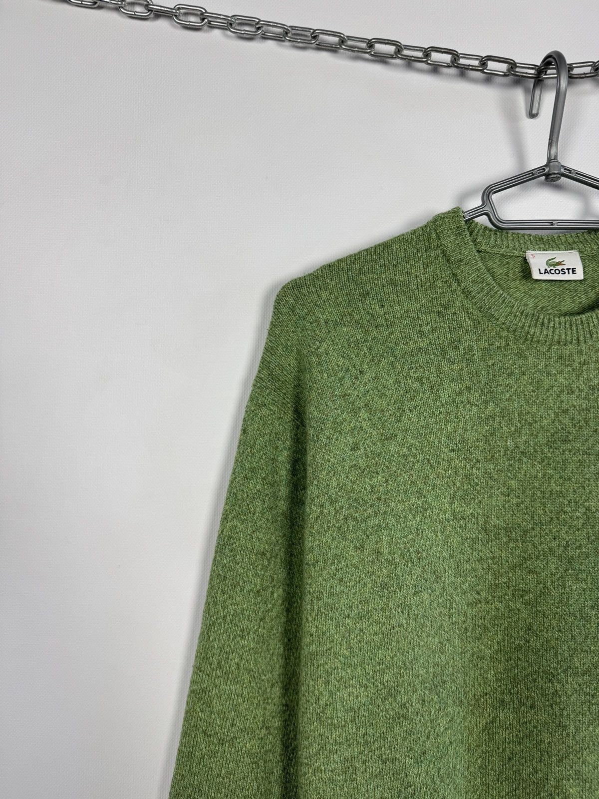 Lacoste Lacoste Vintage Wool Crewneck Sweater Crocodile Logo Size 5 Size US L / EU 52-54 / 3 - 3 Thumbnail