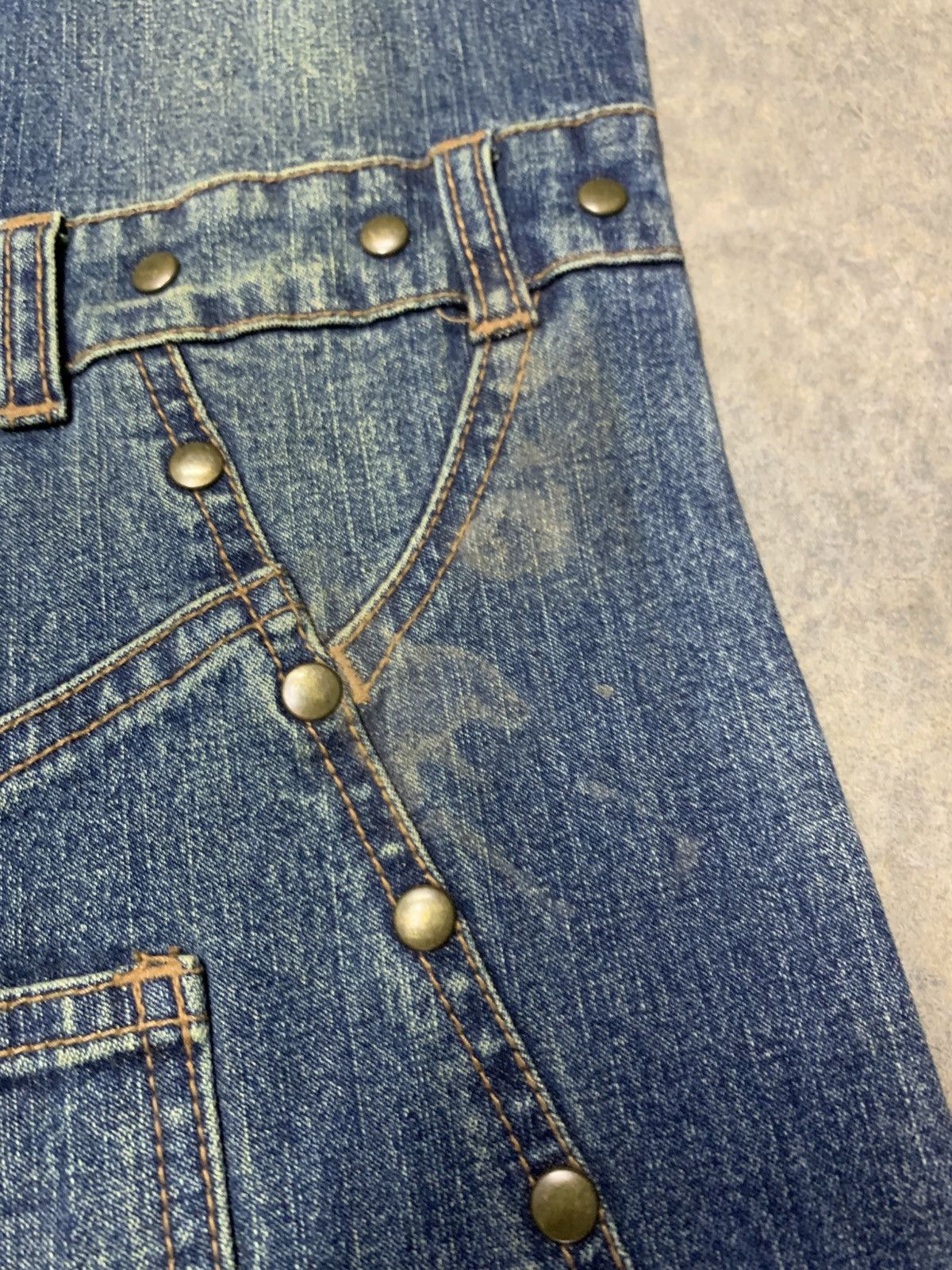 If Six Was Nine Flare studd jean JKG JEAN Size US 28 / EU 44 - 6 Thumbnail