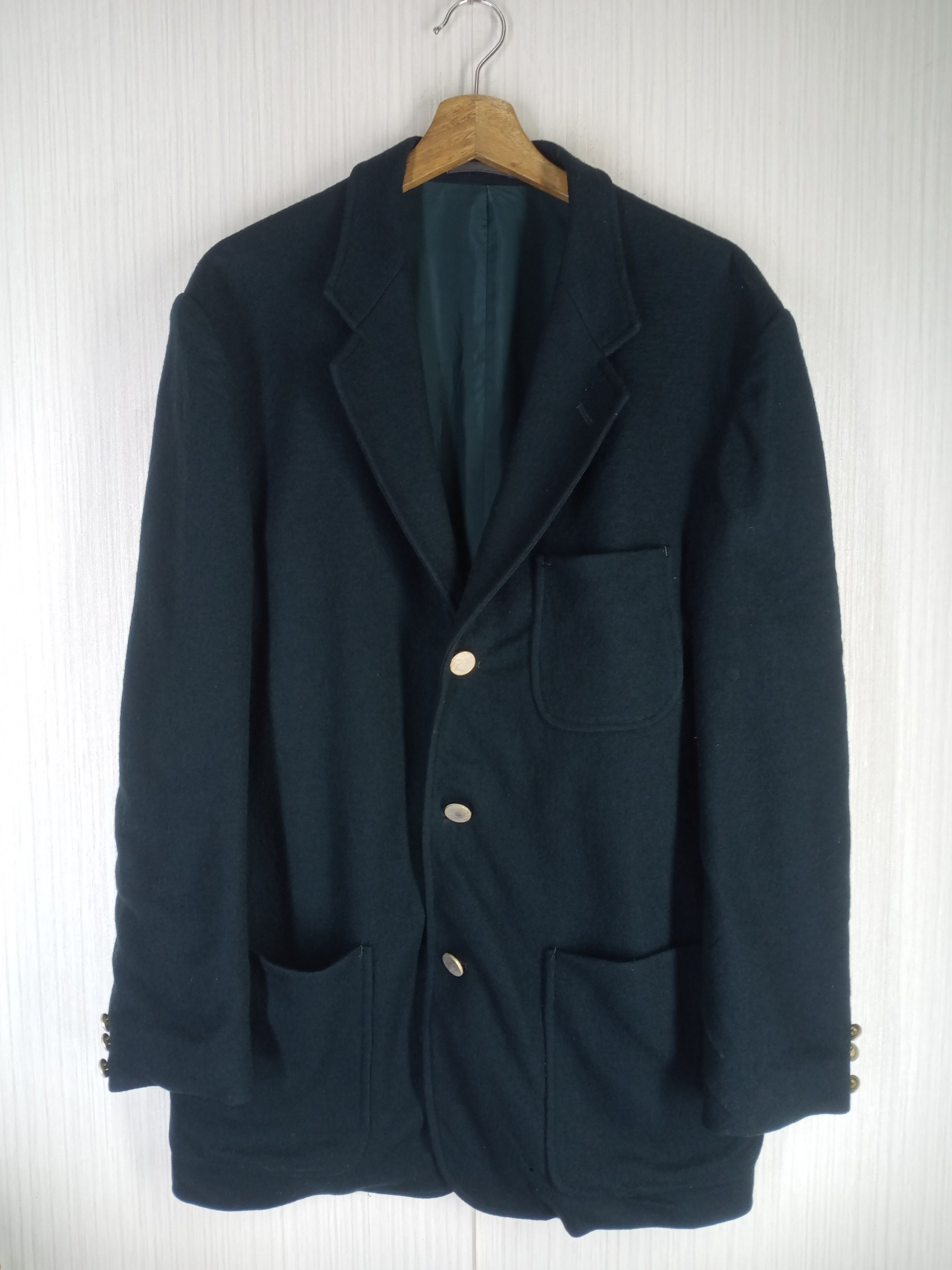 Comme des Garcons Homme Rare Comme Des Garcons Homme Surface Wool Laine Blazer Size US M / EU 48-50 / 2 - 1 Thumbnail