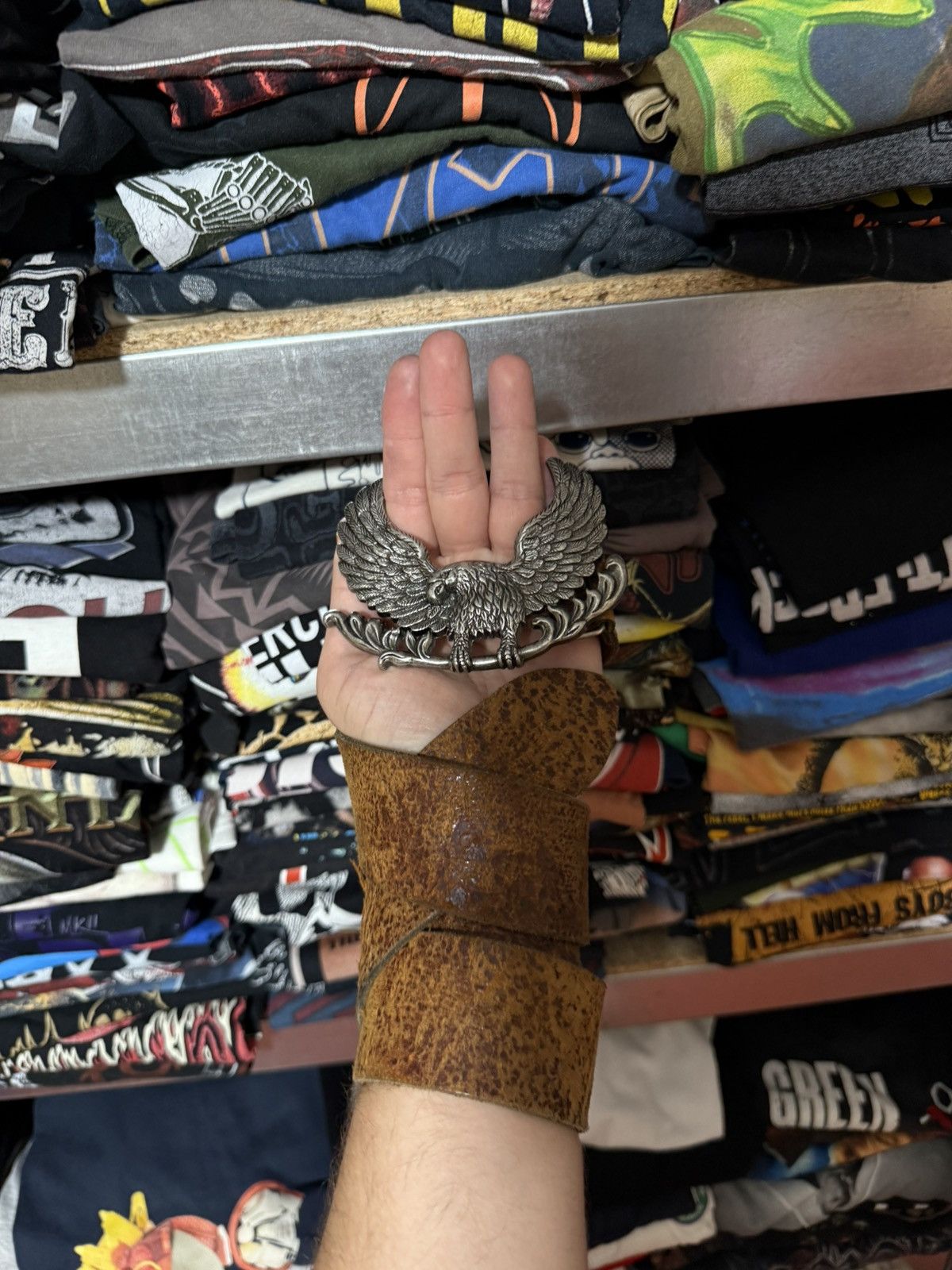 Hysteric Glamour Vintage 1990s The Great American Buckle Bikers Belt Y2K Hype Size ONE SIZE - 1 Thumbnail