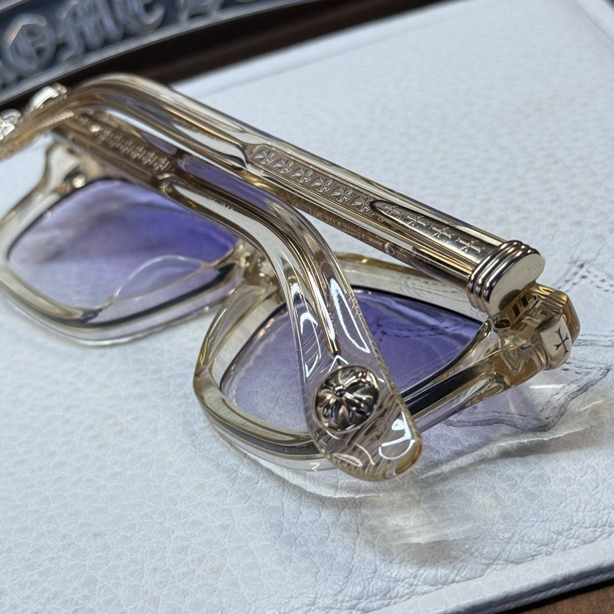 Chrome Hearts Chrome Hearts TRYPOLEAGAIN 1/1 Sunglasses Size ONE SIZE - 10 Thumbnail