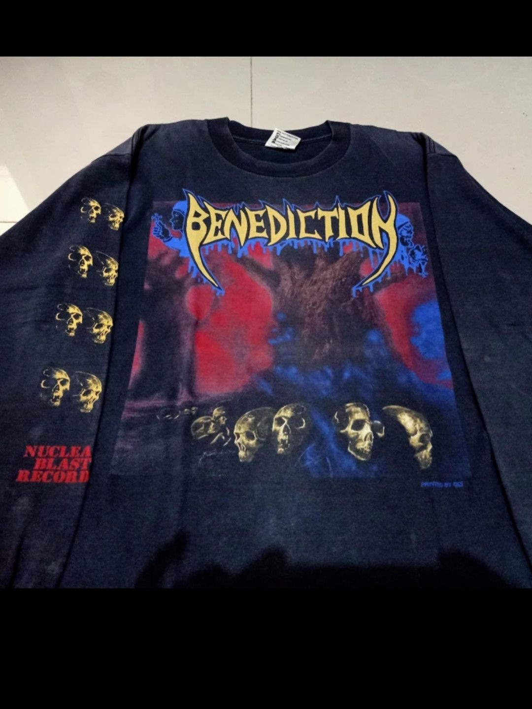 Band Tees × Vintage Long Sleeve Benediction Grand The Leveller Vintage Size US XL / EU 56 / 4 - 2 Thumbnail