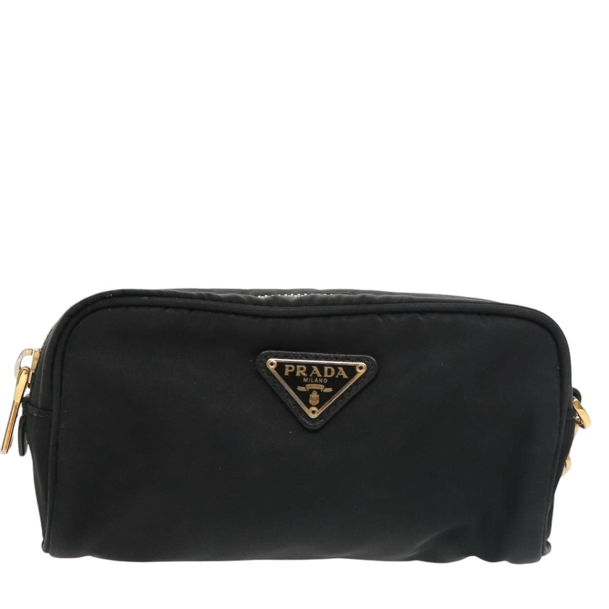Prada Prada Wristlet Zip Pouch Tessuto Size ONE SIZE - 1 Thumbnail