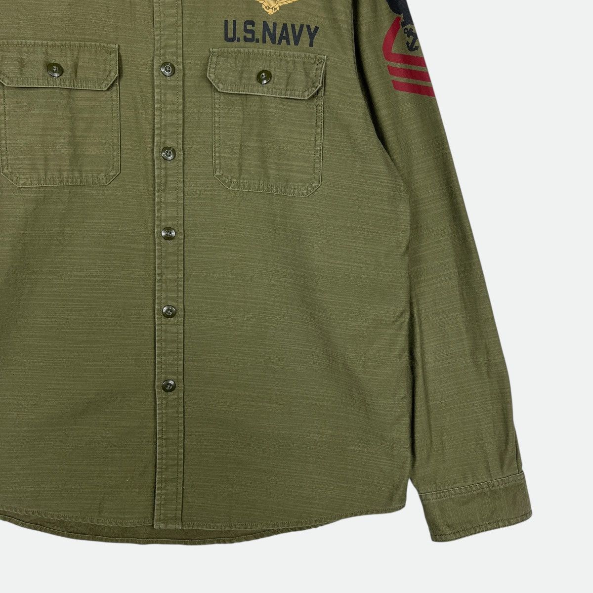 Avirex 🔥 Avirex USN Us Navy Shirt Jacket Size US XL / EU 56 / 4 - 6 Thumbnail