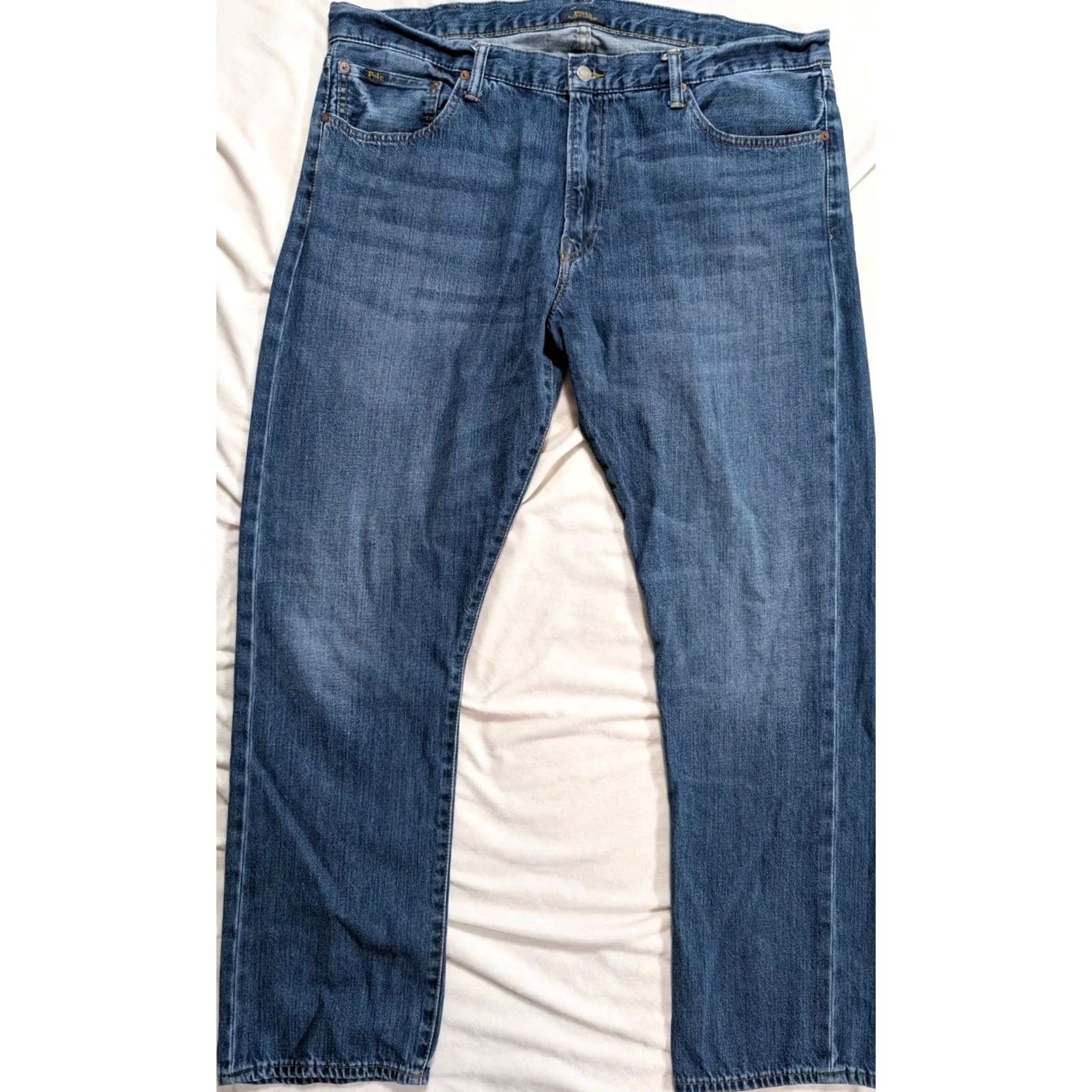 Polo Ralph Lauren Polo Ralph Lauren Jeans Slim Straight Varick Blue 40x32 Men’s Denim Vintage No Size US L / EU 52-54 / 3 - 2 Thumbnail