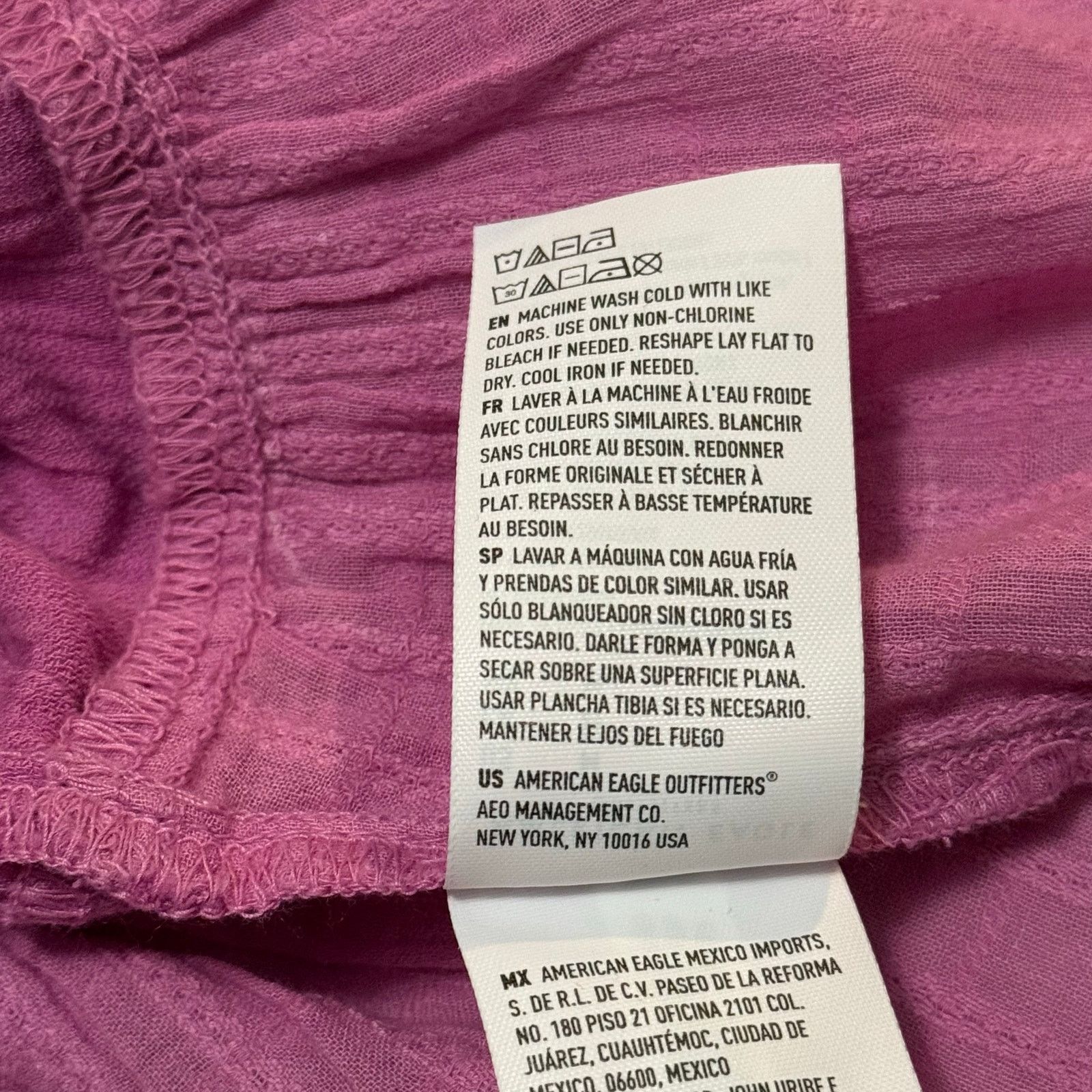 American Eagle Outfitters NEW American Eagle Crop Top Tie Front Camisole Pink Medium Size M / US 6-8 / IT 42-44 - 7 Thumbnail
