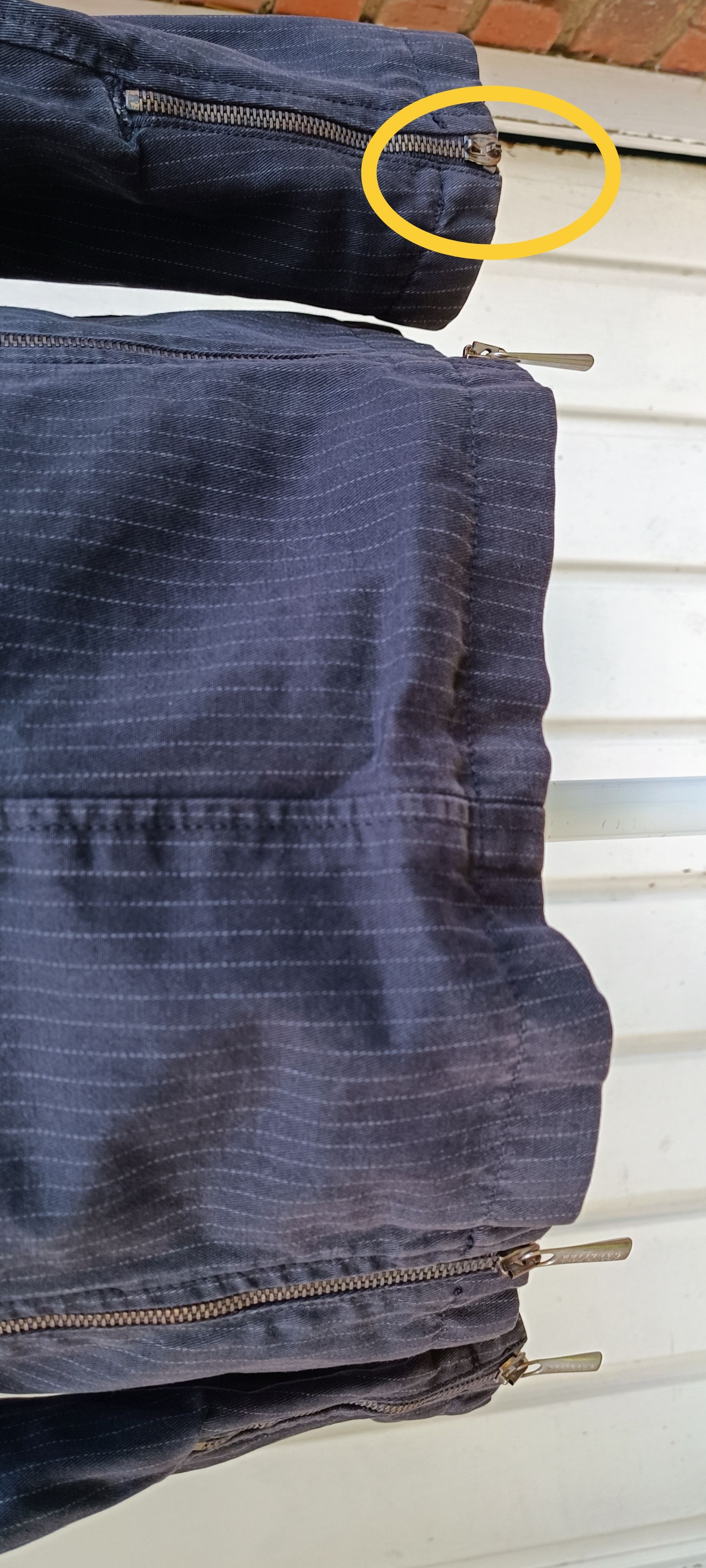 Jean Paul Gaultier Striped gray cotton jacket Size US S / EU 44-46 / 1 - 5 Thumbnail