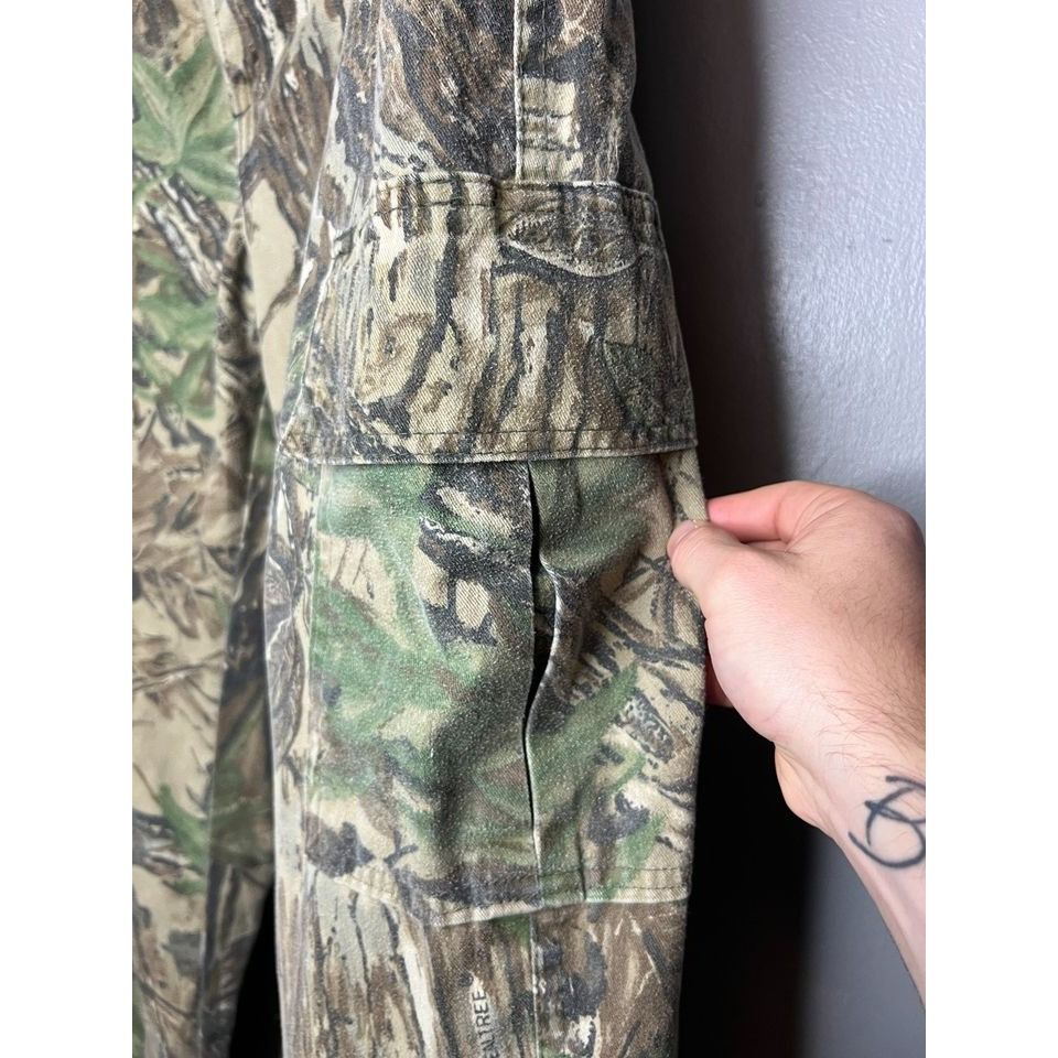 Realtree Vintage Realtree Timber camo Cargo pants mens 38X33 Size US 38 / EU 54 - 3 Thumbnail