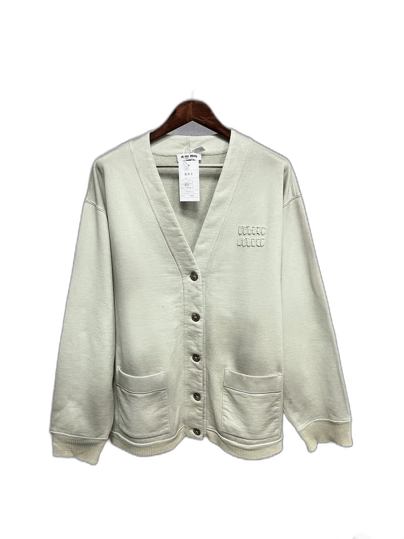 Miu Miu Miumiu Dyed Cardigan in Size M Size US M / EU 48-50 / 2 - 1 Thumbnail