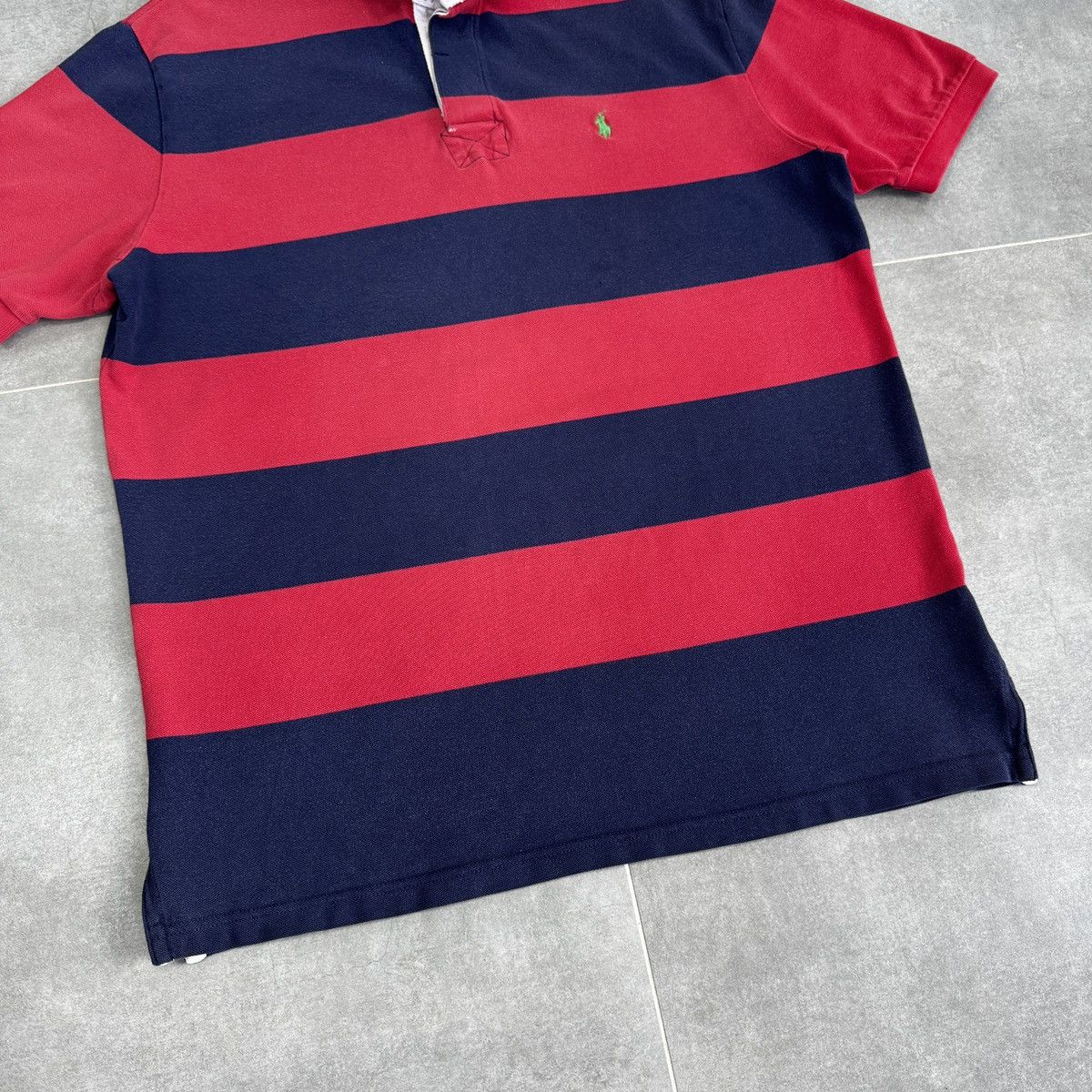 Polo Ralph Lauren Vintage Polo Ralph Lauren Striped Men Polo Shirt Size L Size US L / EU 52-54 / 3 - 4 Thumbnail