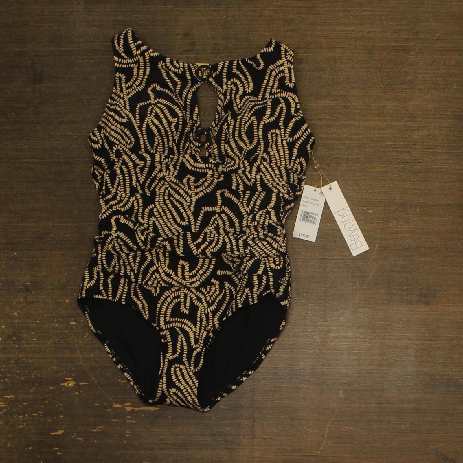Other Beyond Control High-neck One Piece Swimsuit Black Multi 6 Size ONE SIZE - 1 Thumbnail