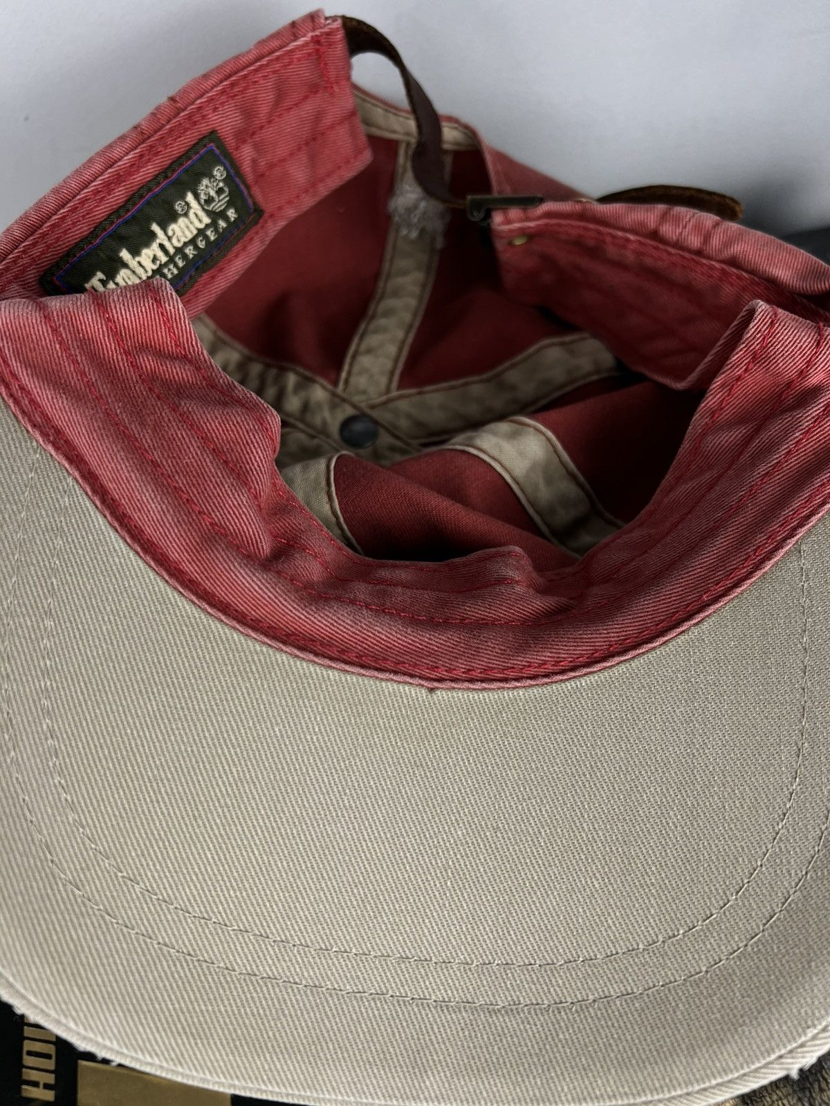 Timberland × Vintage Timberland Vintage Dadhat Cat Leather belt Weathergear faded Size ONE SIZE - 7 Thumbnail