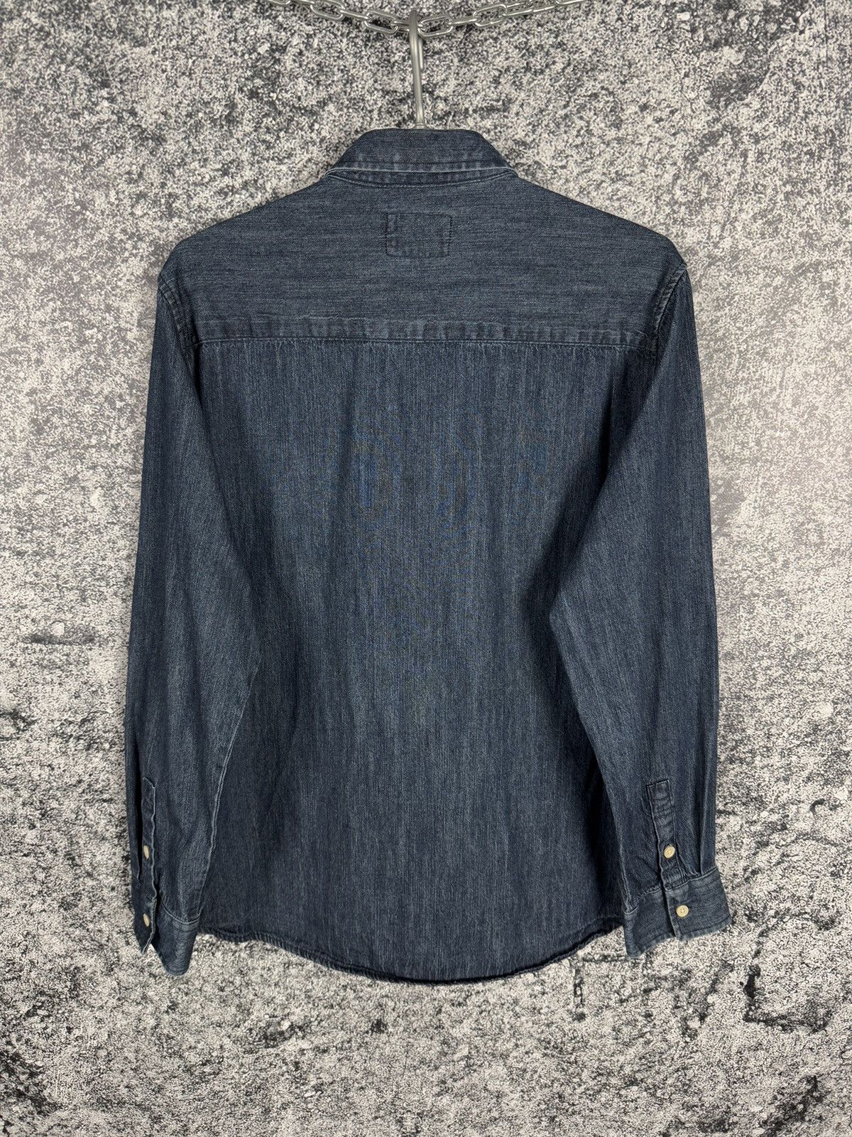 Folk Men’s FOLK Long Sleeve Denim Shirt Button Up Casual Size 4 Size US L / EU 52-54 / 3 - 10 Thumbnail
