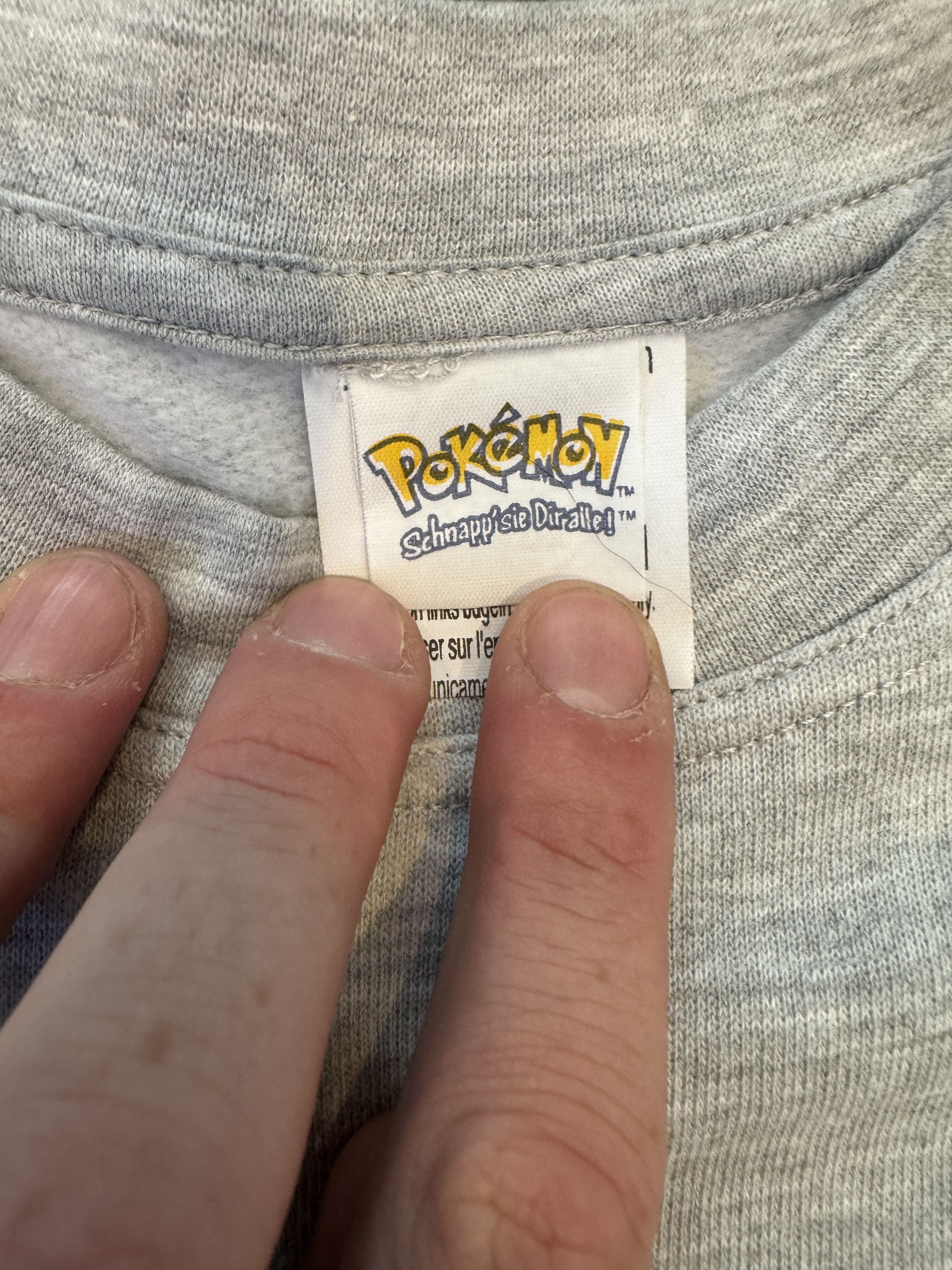 Nintendo Vintage 2000 Pokemon Official Promo Long Sleeve Size US M / EU 48-50 / 2 - 5 Thumbnail