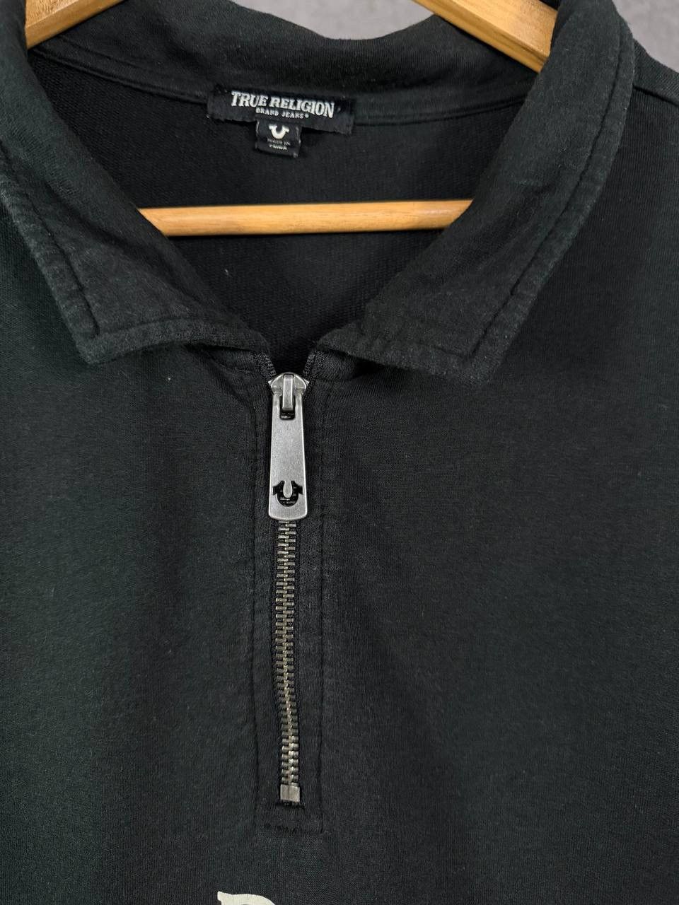 True Religion True Religion designer center logo zip polo tee Size US XXL / EU 58 / 5 - 4 Thumbnail