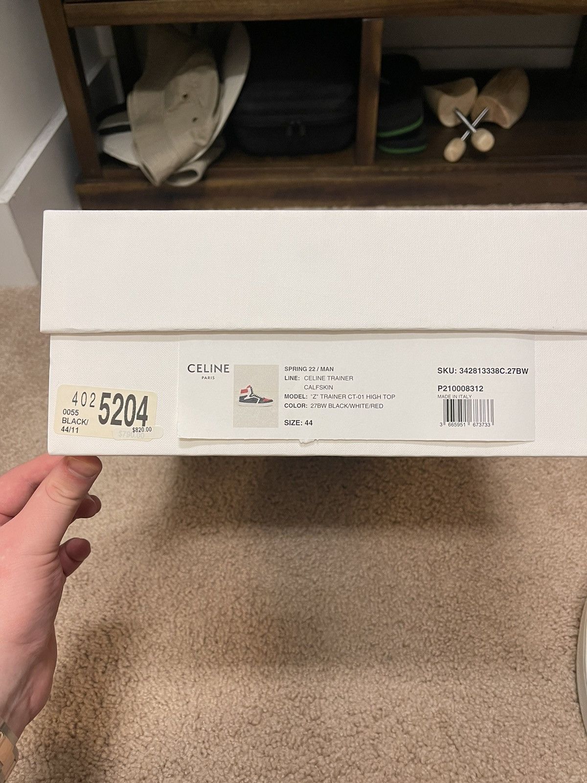 Celine Celine Z High Top Trainer Size US 11 / EU 44 - 9 Thumbnail
