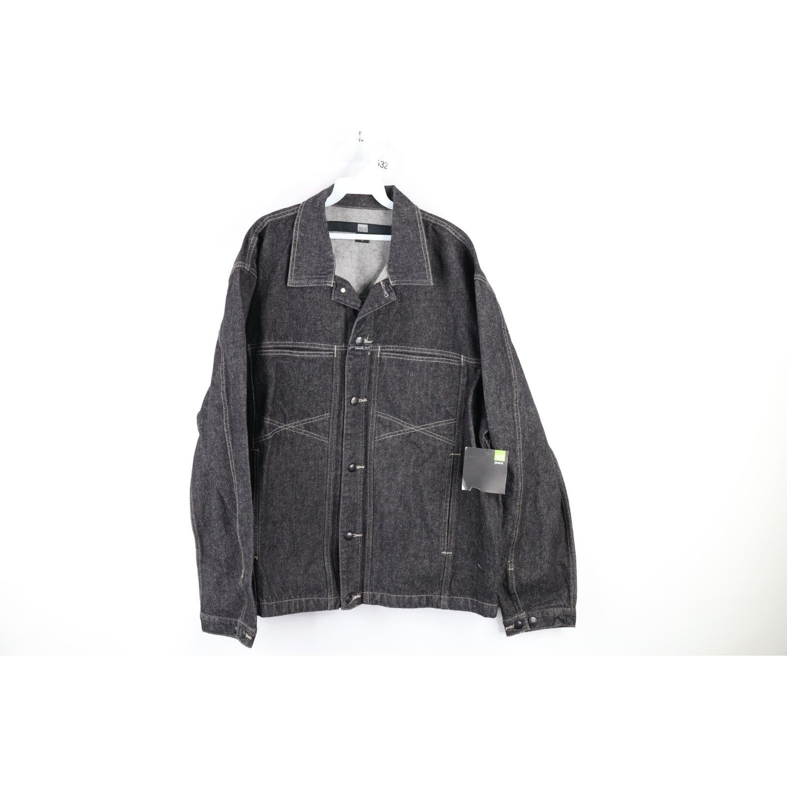 Marithe + Francois Girbaud × Vintage NOS Vintage 90s Marithe Francois Girbaud Denim Jacket Size US XL / EU 56 / 4 - 1 Thumbnail