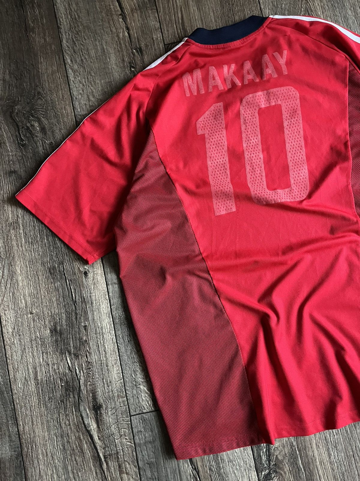 Adidas Vintage Adidas Bayern Munich #10 Roy Makaay 2002/2003 Third Size US L / EU 52-54 / 3 - 14 Thumbnail