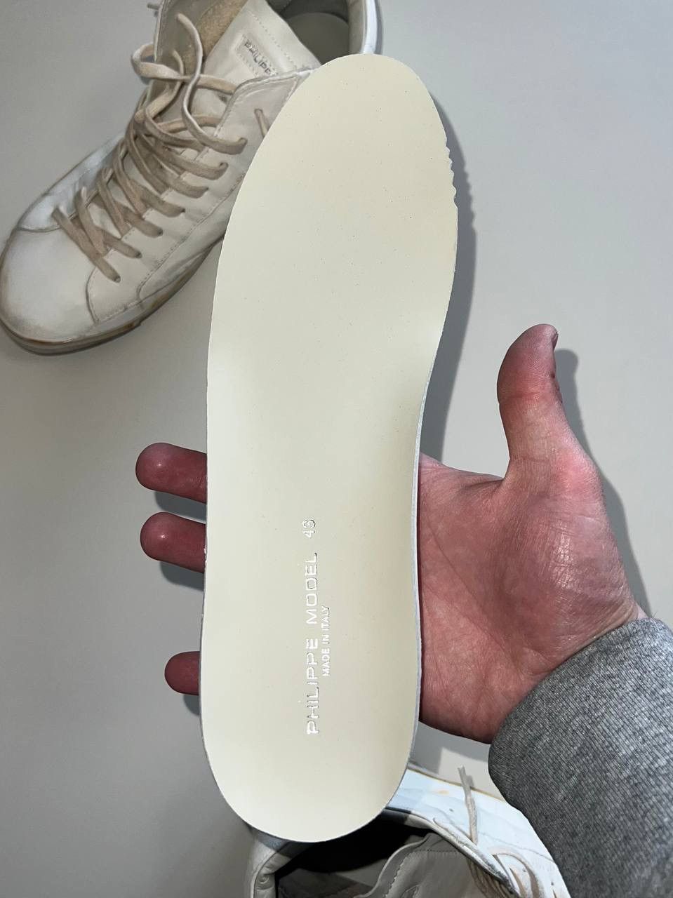 Philippe Model Philippe Model Leather Sneakers Size US 10 / EU 43 - 12 Thumbnail