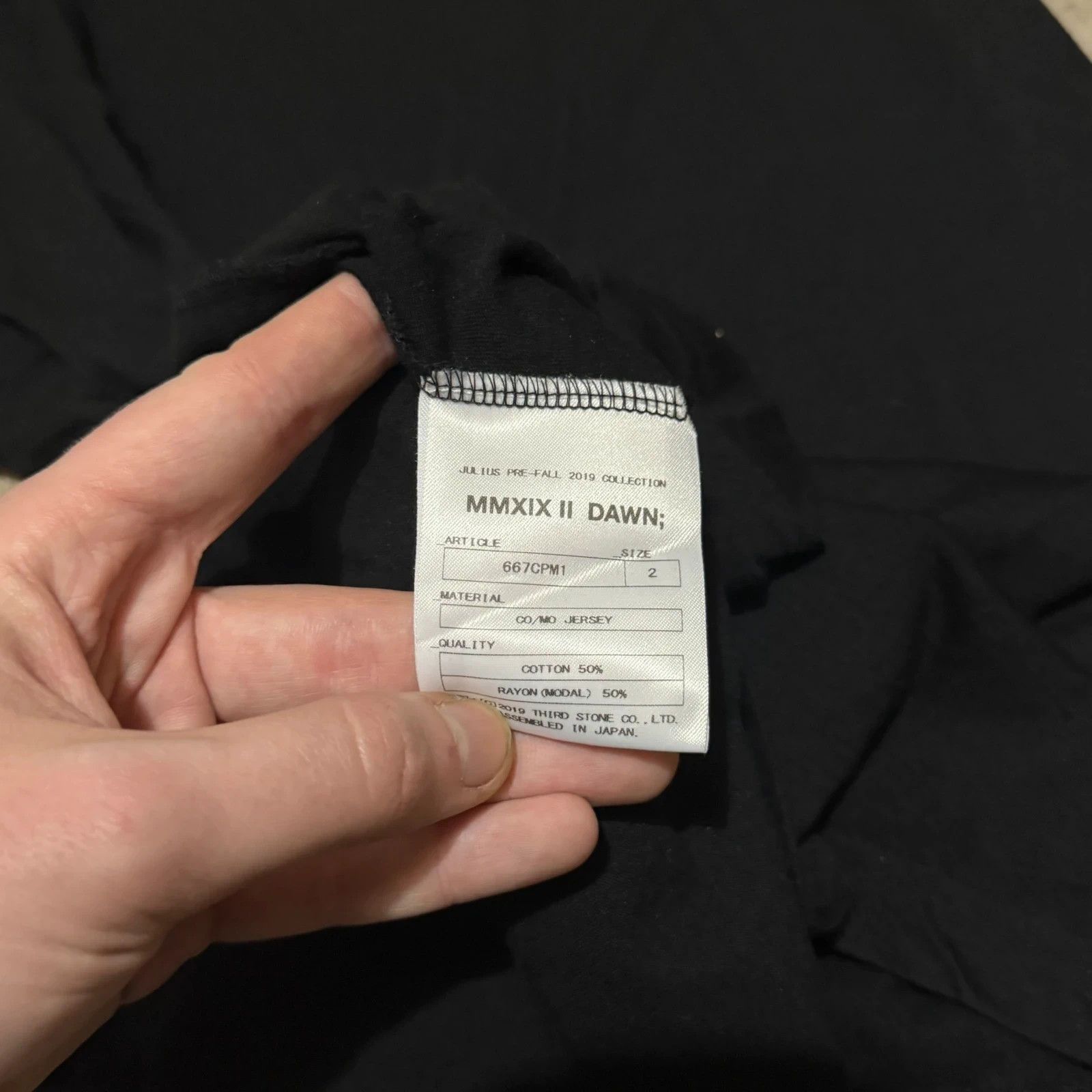 Julius Pre-F/W 2019 Julius t-shirt Size US L / EU 52-54 / 3 - 6 Thumbnail