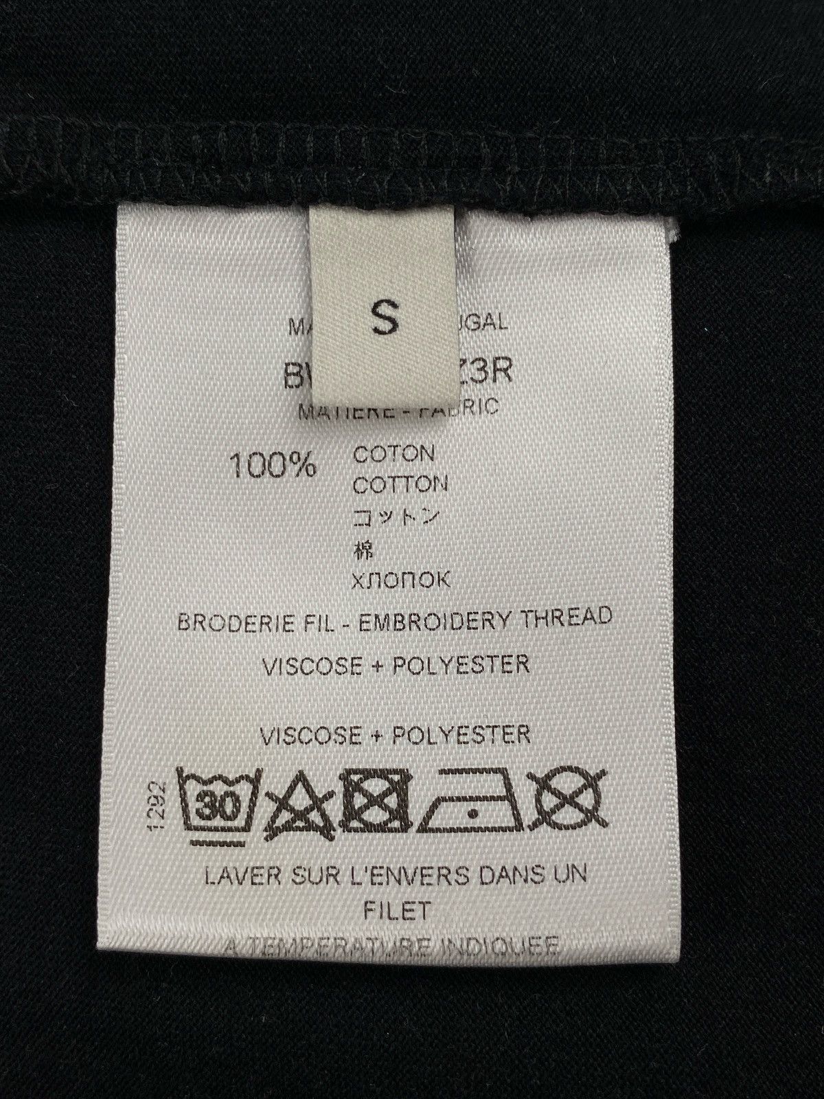 Givenchy Paint Effect Embroidered Logo T-shirt Size US S / EU 44-46 / 1 - 10 Thumbnail