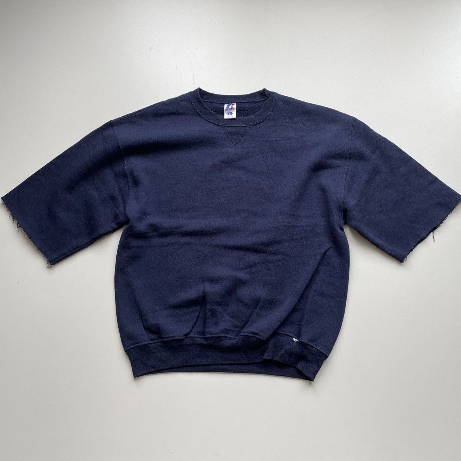 Russell Athletic Vintage Y2K Russell Athletic Short Sleeve Sweatshirt Large Size US L / EU 52-54 / 3 - 1 Thumbnail