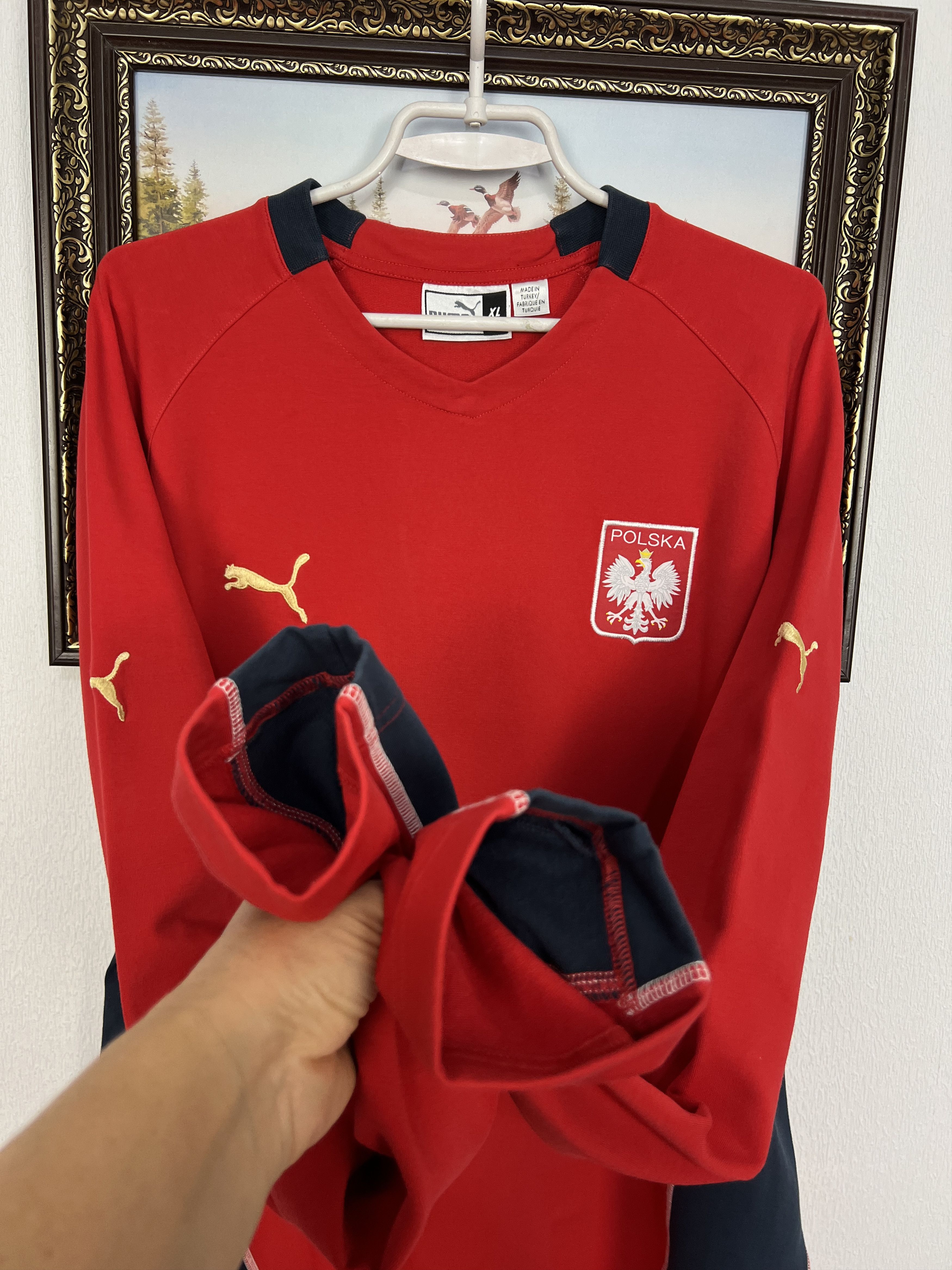Puma Vintage 2000's Poland Football Sweatshirt Soccer Crewneck Size US XL / EU 56 / 4 - 6 Thumbnail