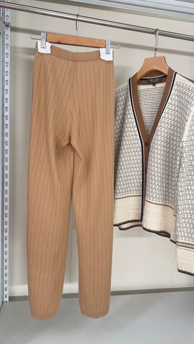Loro Piana LORO PIANA Small cashmere wide leg pants Size 24" / US 00 / IT 34 - 6 Thumbnail