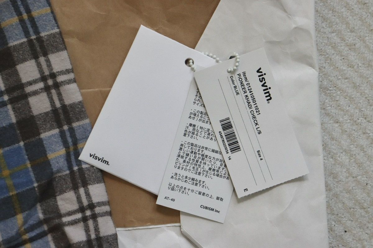 Visvim Visvim 24ss Pioneer Khadi Check Shirt size4 Size US XL / EU 56 / 4 - 2 Thumbnail