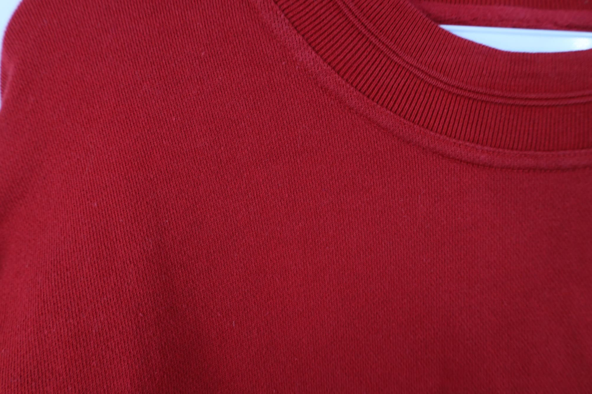 Nautica Vintage 90s Nautica Marine French Terry Sweatshirt Red Size US L / EU 52-54 / 3 - 5 Thumbnail