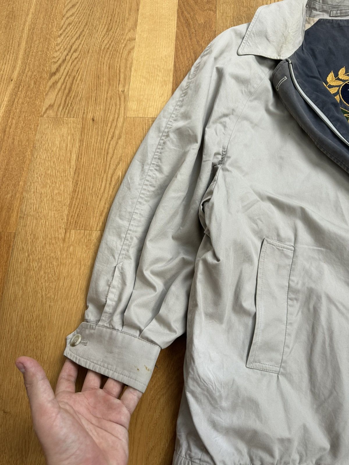 Vintage 90’s Burberry Jacket Big Inside Logo