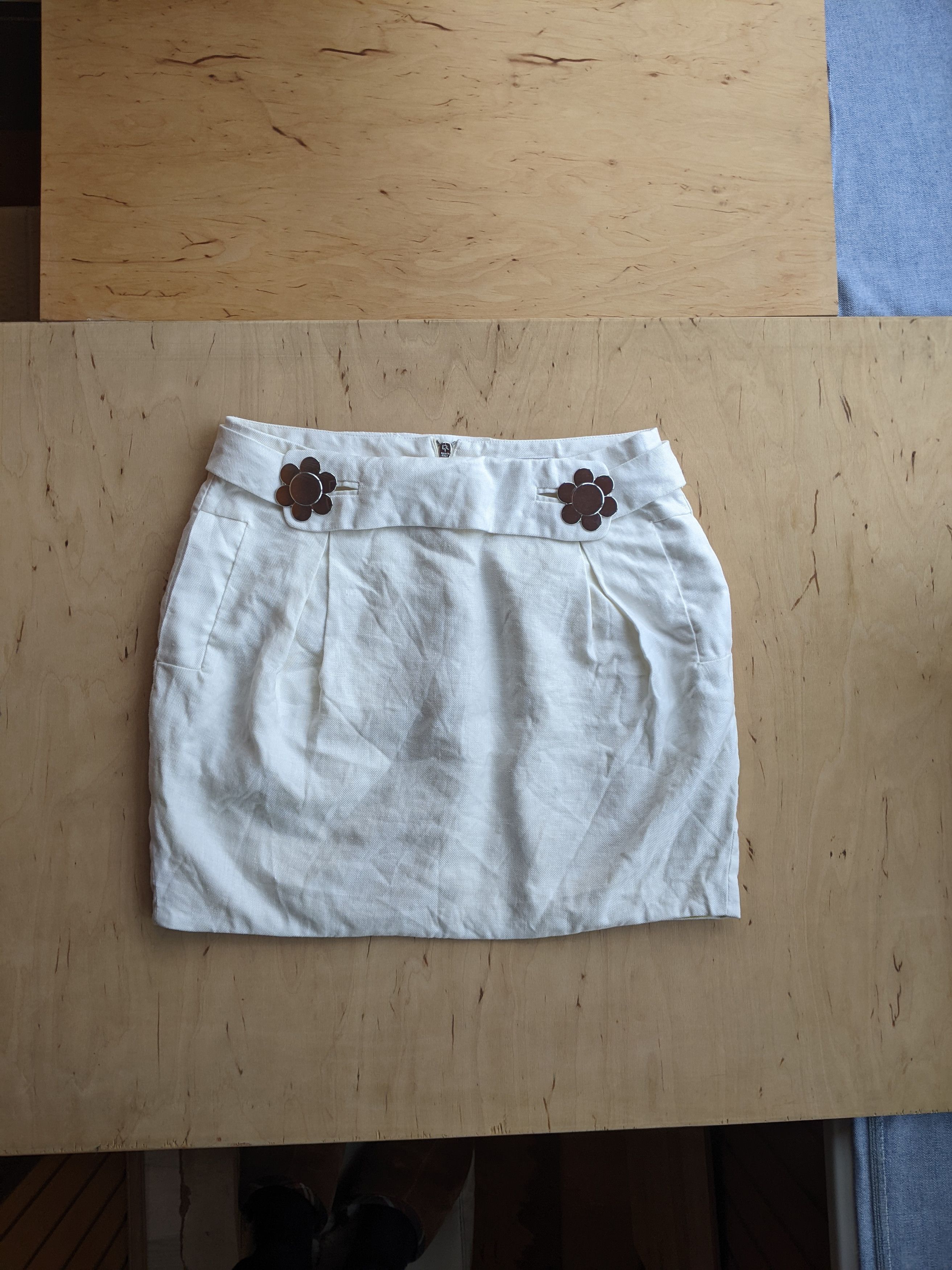 Chloe See by Chloe Womens Skirt Linnen Vintage Luxury Size 28" / US 6 / IT 42 - 1 Thumbnail