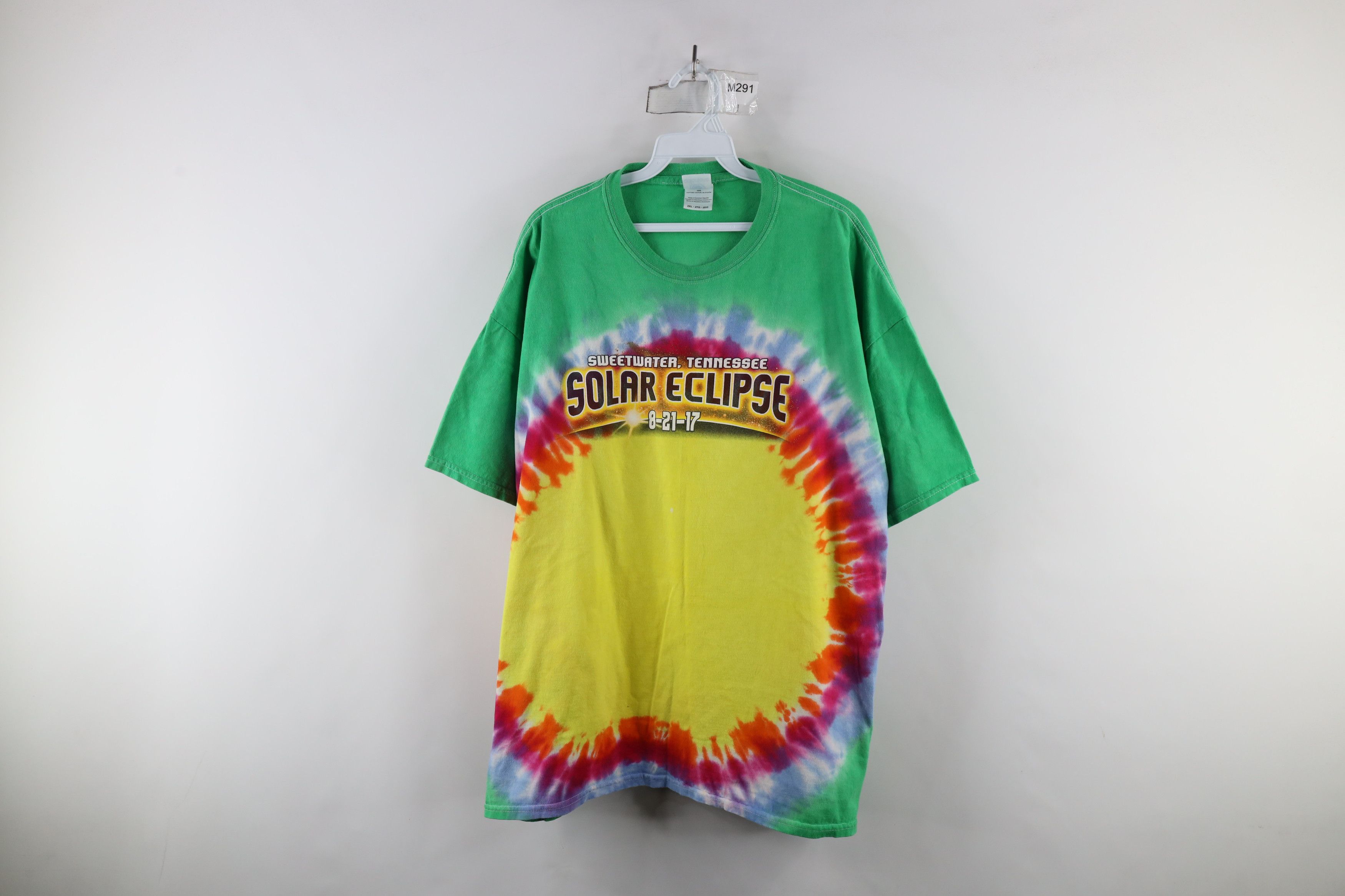 Vintage Vintage Y2K Tie Dye 2017 Solar Eclipse Tennessee T-Shirt Size US XXL / EU 58 / 5 - 1 Thumbnail
