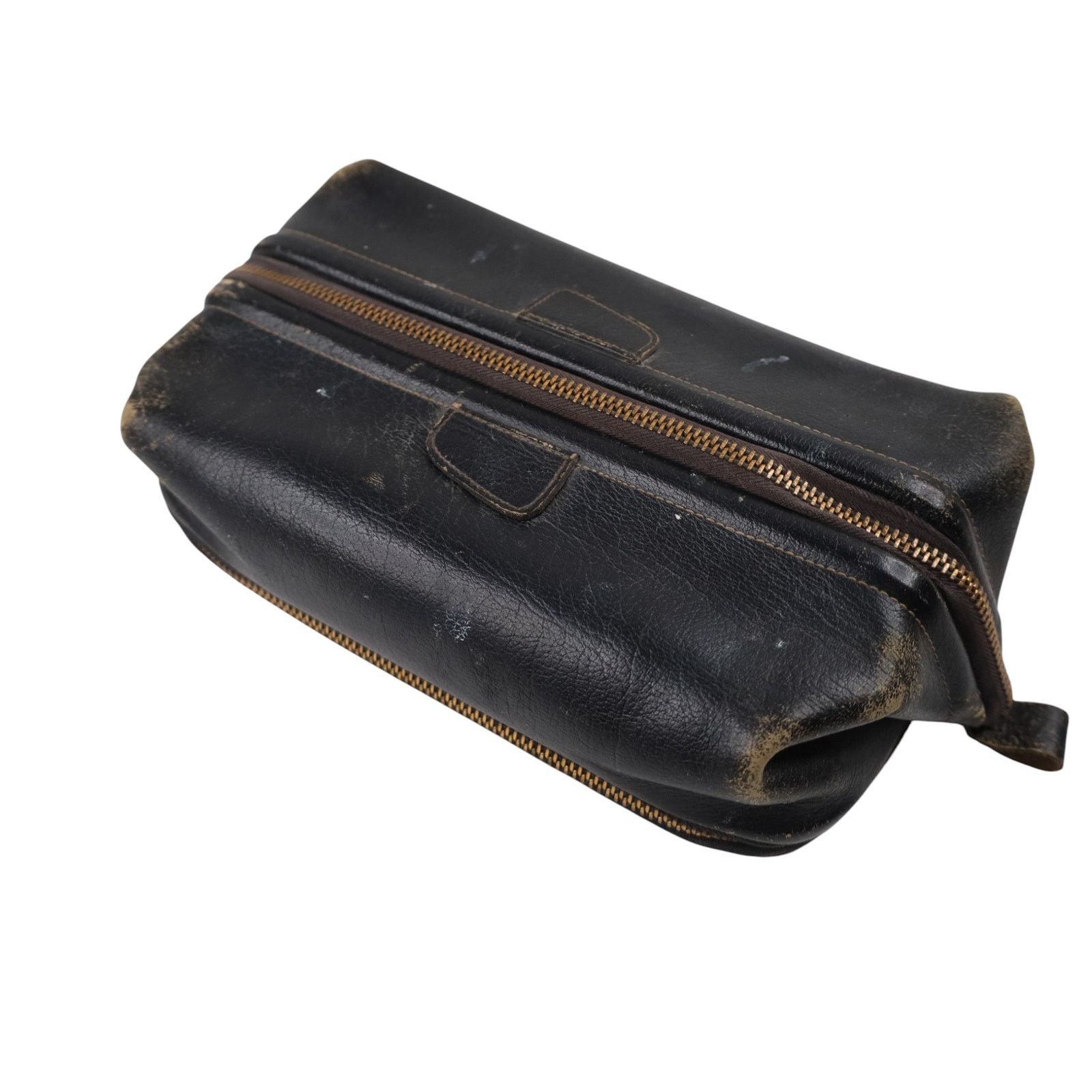 Vintage True VTG 50's TraValet Leather Dopp Toiletry Travel Kit Size ONE SIZE - 1 Thumbnail