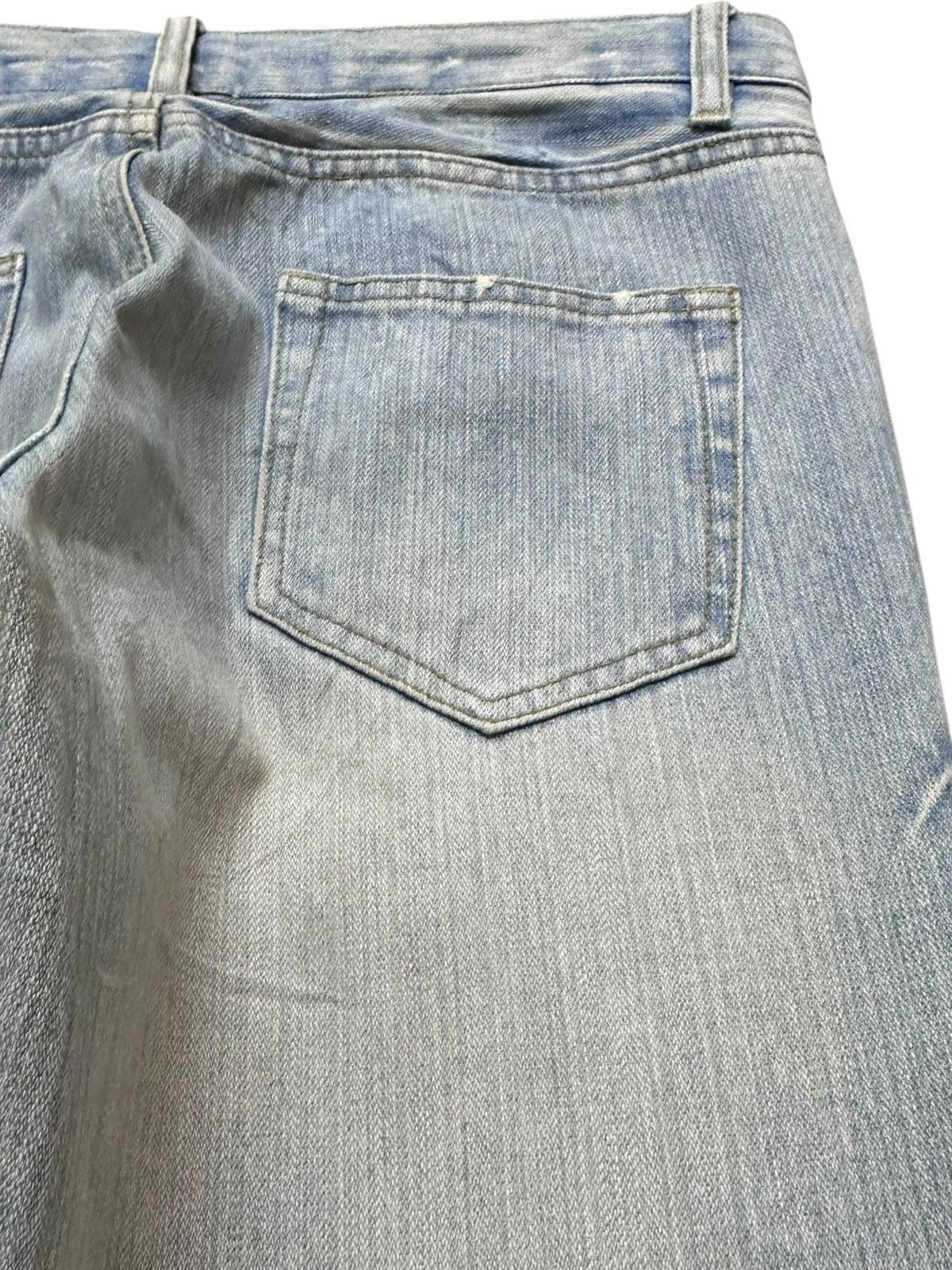 Other Vintage Japanese Brand Faded Grunge Distressed Denim Size US 34 / EU 50 - 7 Thumbnail