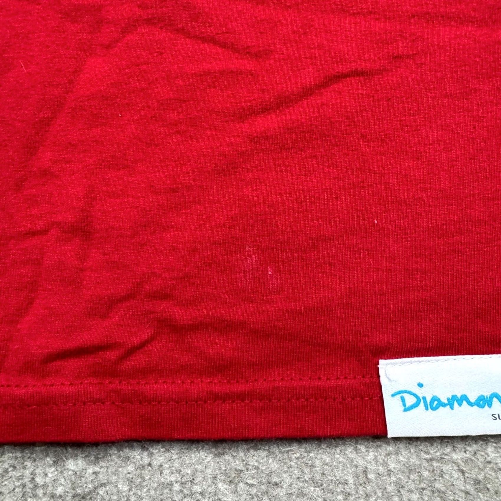 Diamond Supply Co. Diamond Supply Shirt Adult Small Red Short Sleeve Football Skateboarding Mens Size US S / EU 44-46 / 1 - 7 Thumbnail