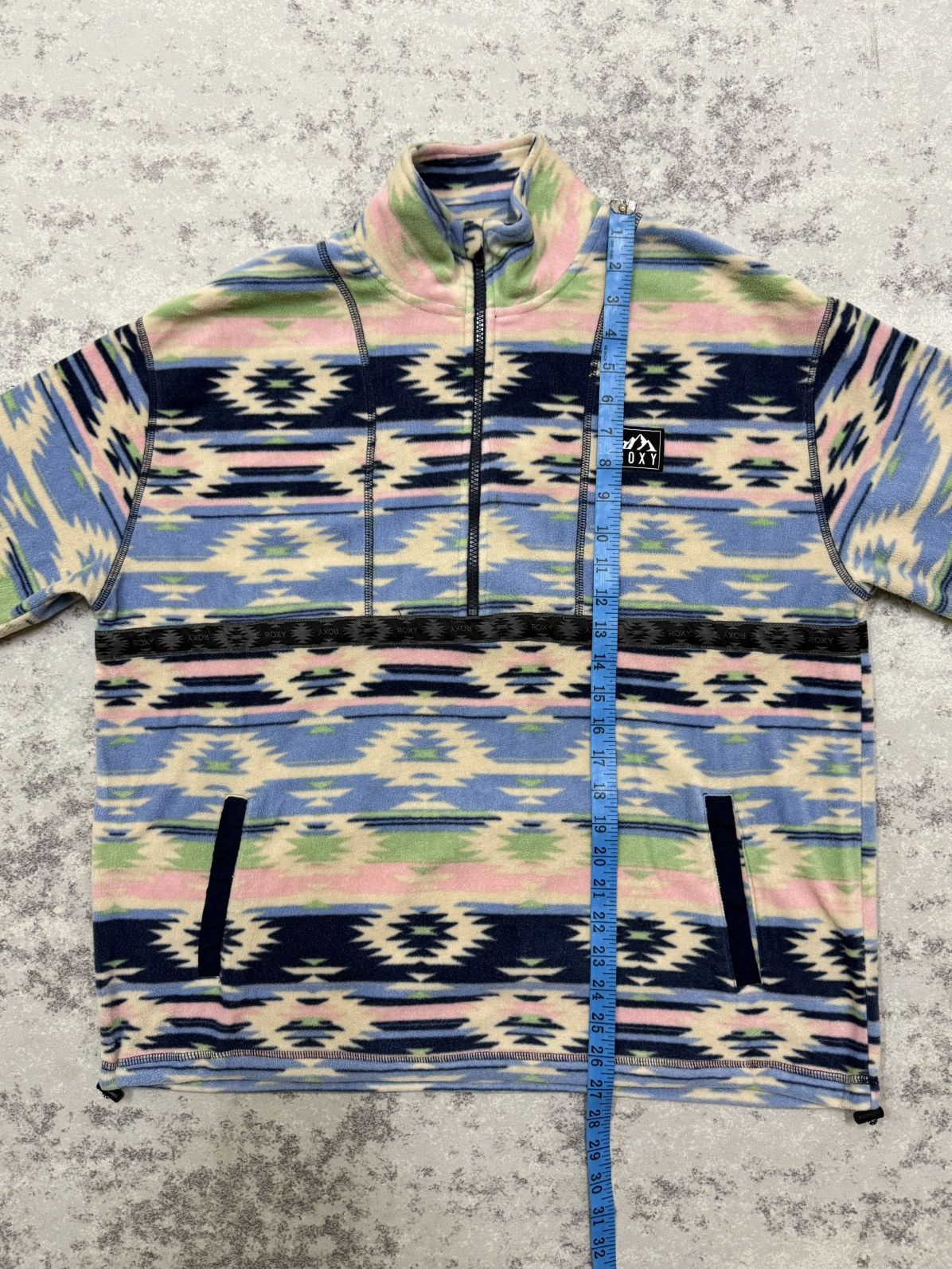 Native Roxy Native Halfzipper Fleece Sweatshirt Size US L / EU 52-54 / 3 - 14 Thumbnail