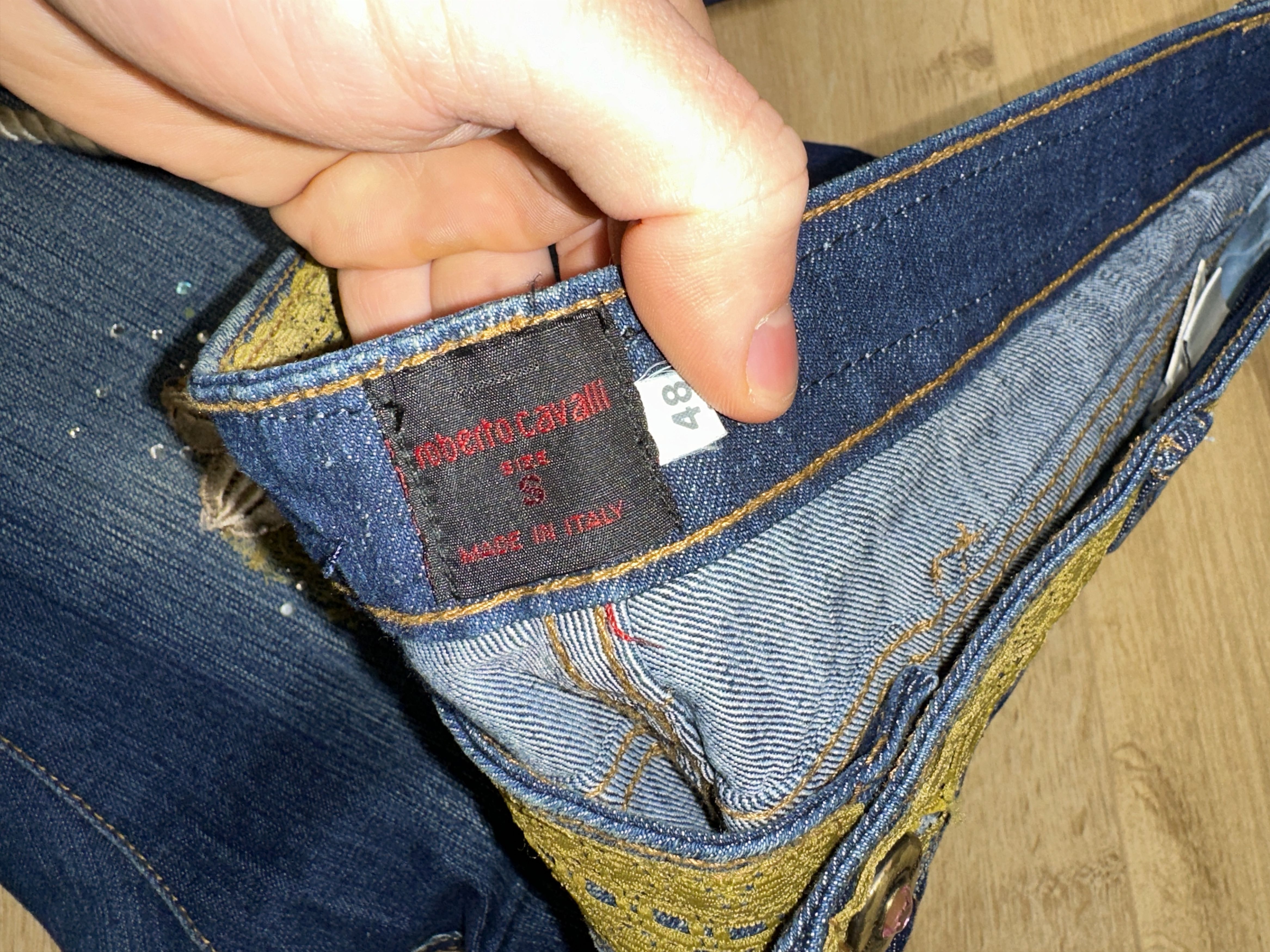 Roberto Cavalli Archive ROBERTO CAVALLI Y2K Embroidered Bootcut Jeans 48 IT Size US 32 / EU 48 - 10 Thumbnail