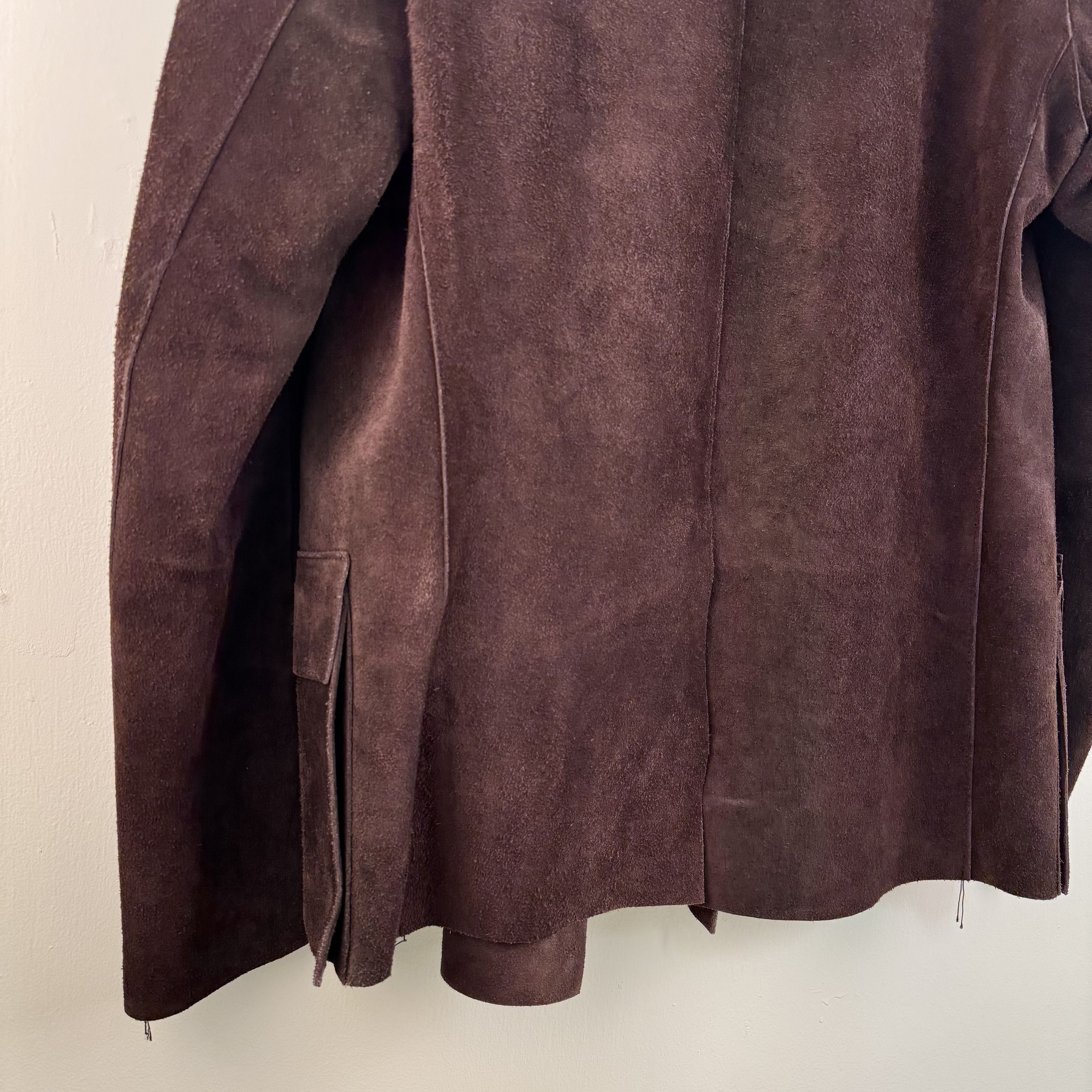 Yves Saint Laurent Yves Saint Laurent Rive Gauche Suede Jacket Size L / US 10 / IT 46 - 10 Thumbnail