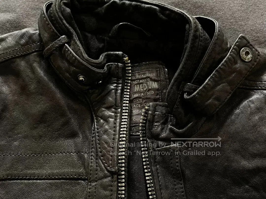 Allsaints All Saints Vintage Discontinued Leather Jacket. Size US M / EU 48-50 / 2 - 4 Thumbnail