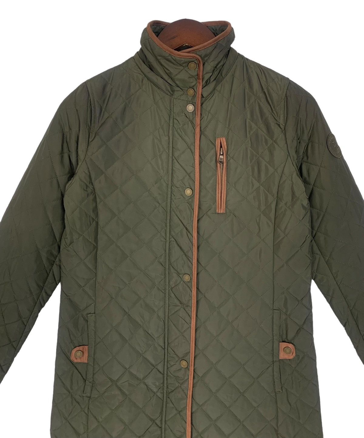 Designer Ralph Lauren designer Luxury Quilted Puffer Long Jacket Size XXS / US 00 / IT 34 - 3 Thumbnail
