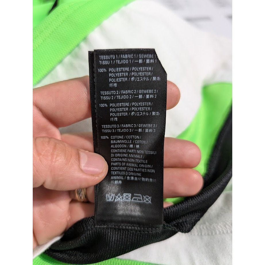 Balenciaga o1rshd1 Layered S/S Polo Shirt Pique in Green-Dark Green Size US XXS / EU 40 - 13 Thumbnail