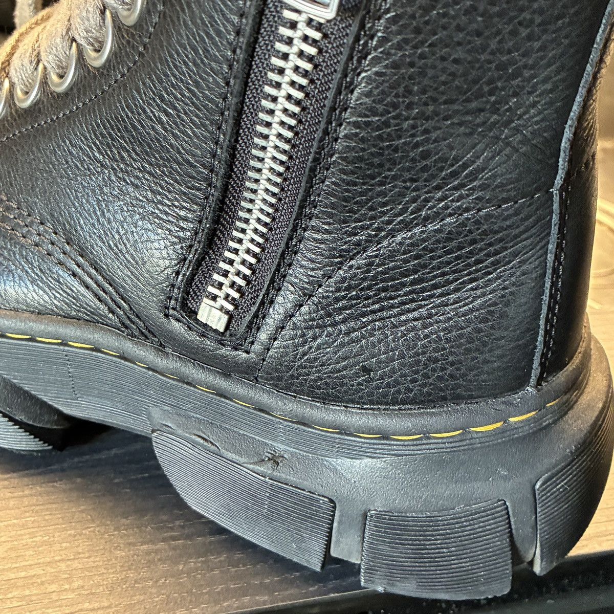 RICK OWENS DOC MARTINS MEGA LACE