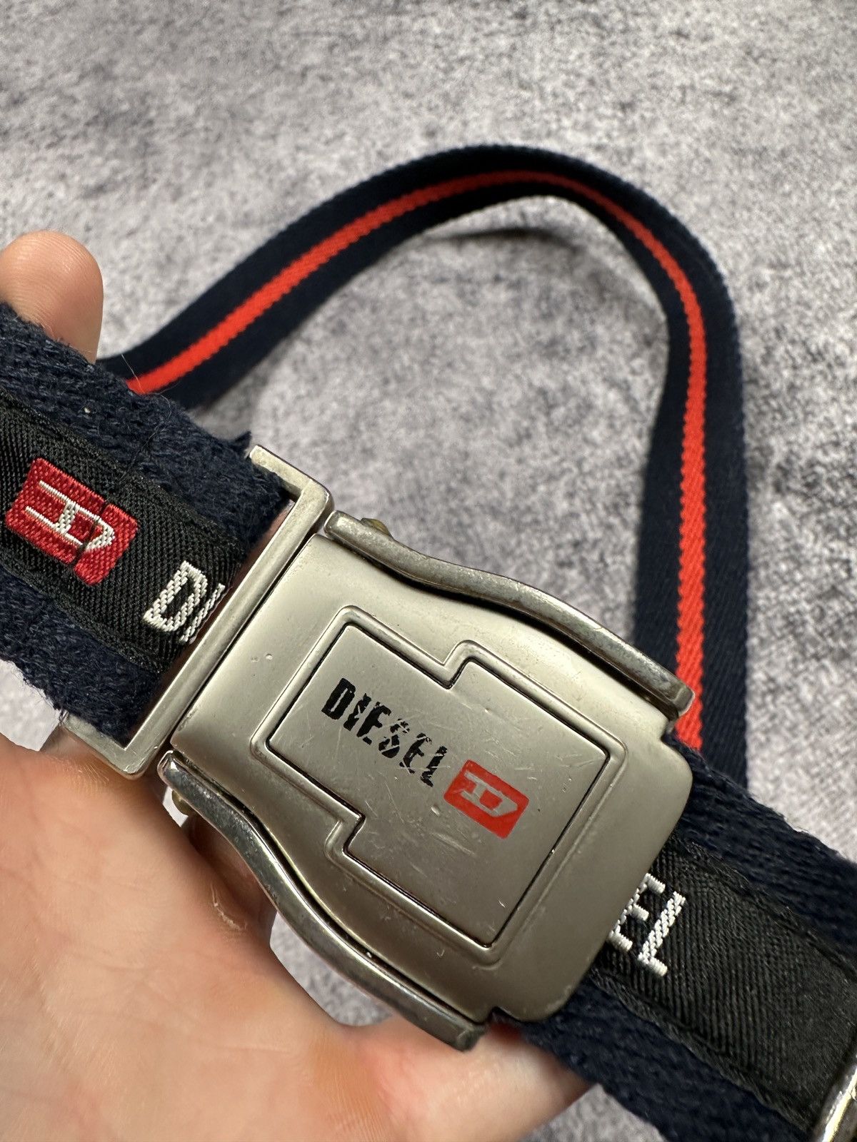 Vintage Y2K Vintage Diesel Logo Belts Leather Streetwear Rare USA Size ONE SIZE - 2 Thumbnail