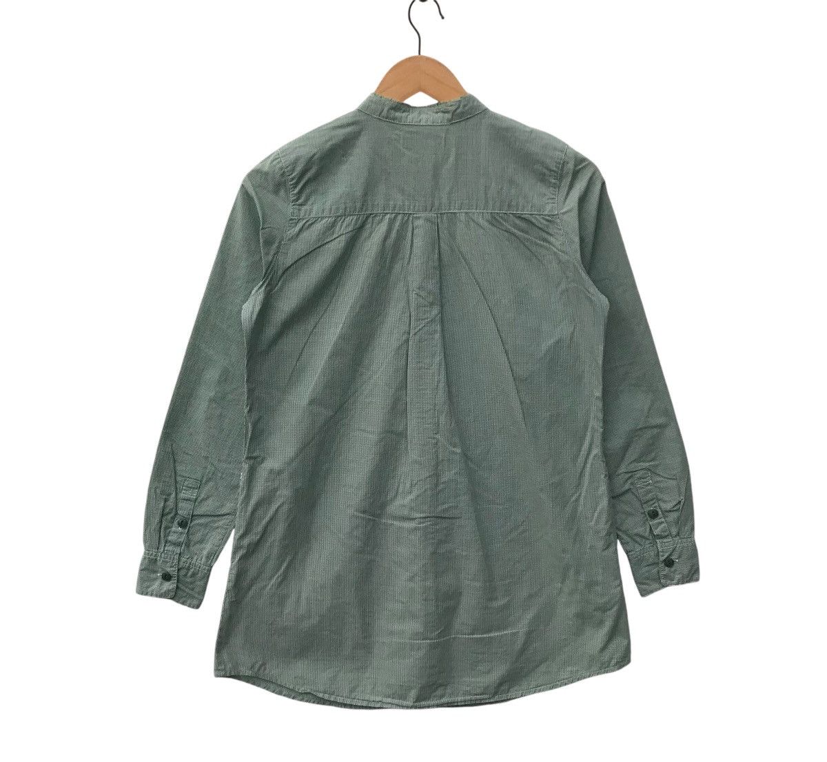 Beams Plus Beamsboy Women Button Ups Mandarin Collar Dress Blouses Size M / US 6-8 / IT 42-44 - 8 Thumbnail