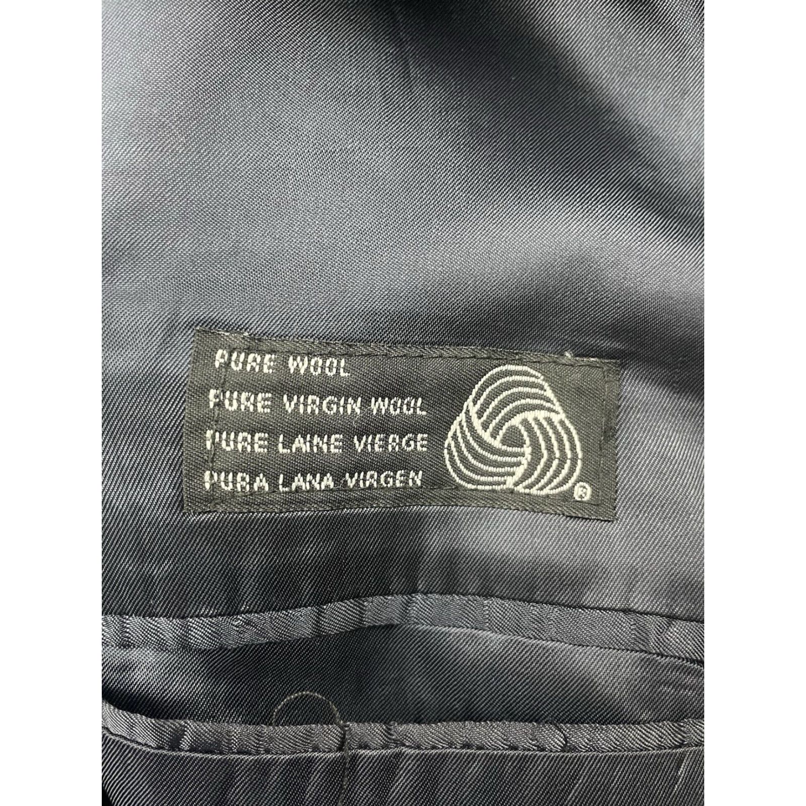 Polo Ralph Lauren VINTAGE Polo Ralph Lauren Suit Jacket 40R Mens Wool 2 Piece Black Notch Lapel 90s Canada Made Size US L / EU 52-54 / 3 - 7 Thumbnail