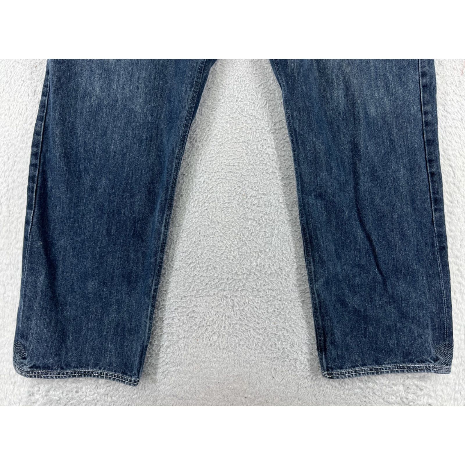 Phat Farm VINTAGE Phat Farm Jeans Men 40 Blue Denim Hip Hop Street Wear 5-Pocket Design Regular Straight Mid Rise 40 in Inseam 28 in Cotton Stretch Embroidered Size US 40 / EU 56 - 7 Thumbnail
