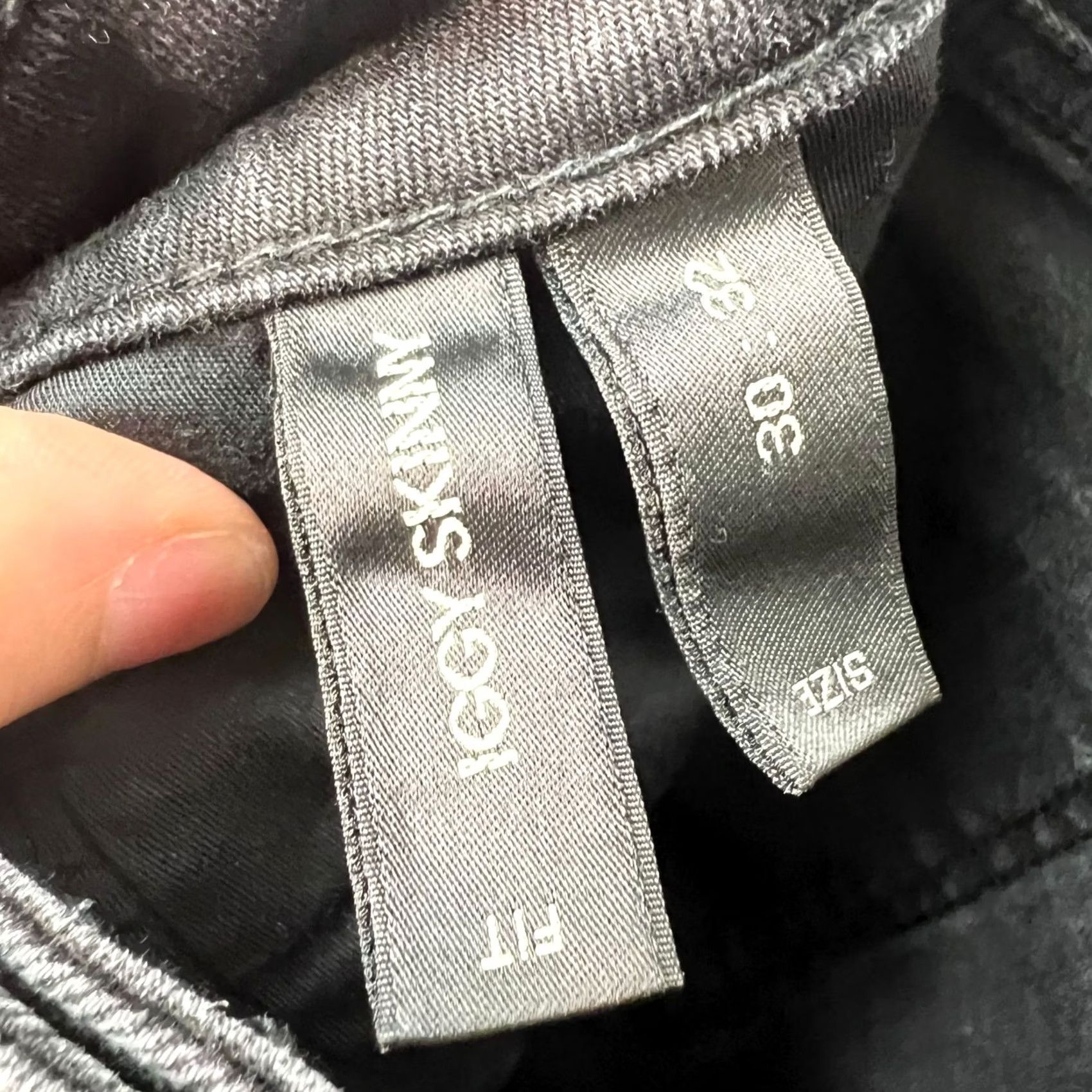 Vintage Neuw Jeans Skinny Black Denim 30x29 Mens Slim 5-Pocket Rise Mid Vintage: No (Original) Size US 30 / EU 46 - 5 Thumbnail