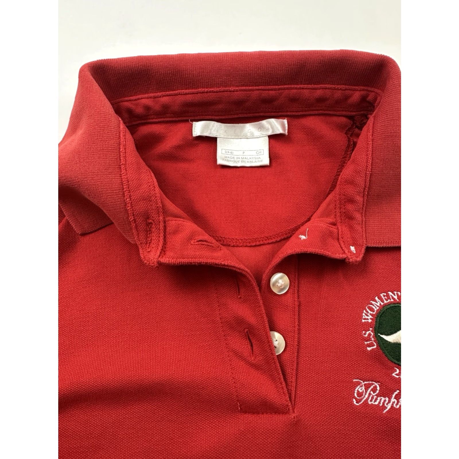 Nike VINTAGE Nike Shirt Womens Small 4-6 Red Dri-Fit Golf Polo Pumpkin Ridge 2006 Womens Size S / US 4 / IT 40 - 4 Thumbnail
